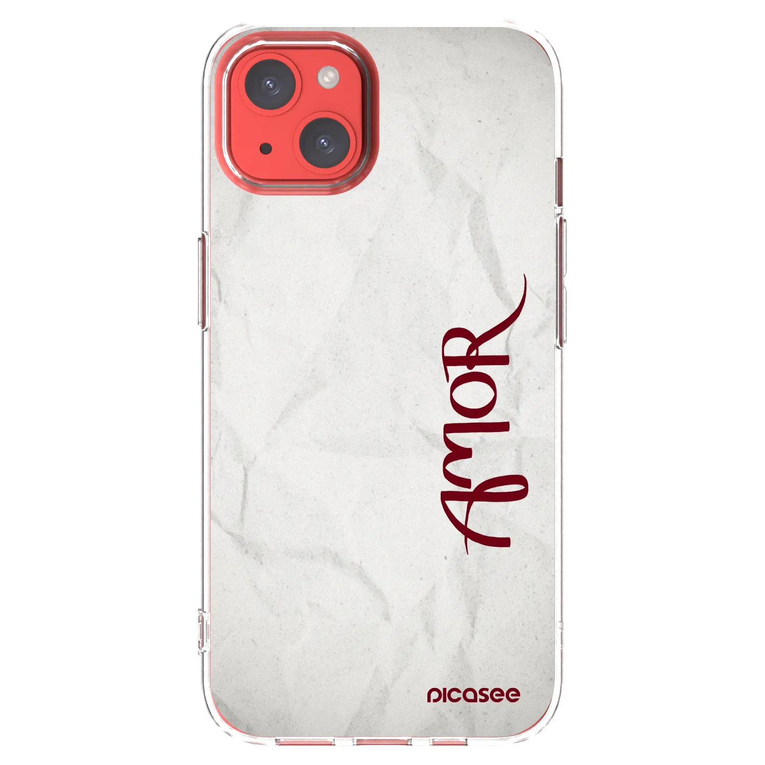 Picasee husă transparentă din silicon pentru Apple iPhone 13 - Amor