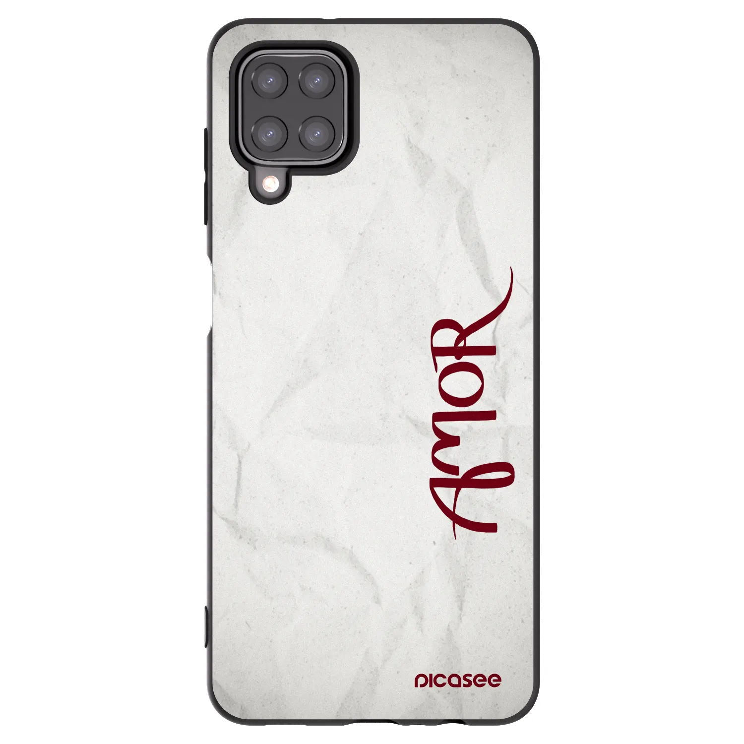 Picasee husă neagră din silicon pentru Samsung Galaxy M12 M127F - Amor