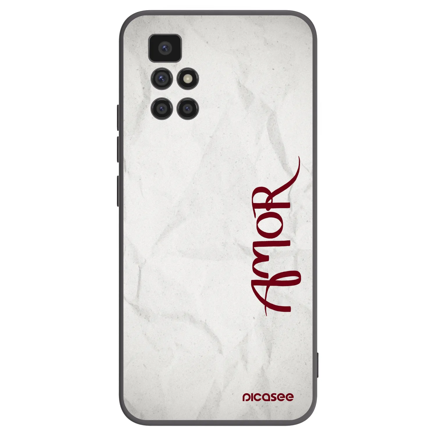 Picasee husă neagră din silicon pentru Xiaomi Redmi 10 - Amor