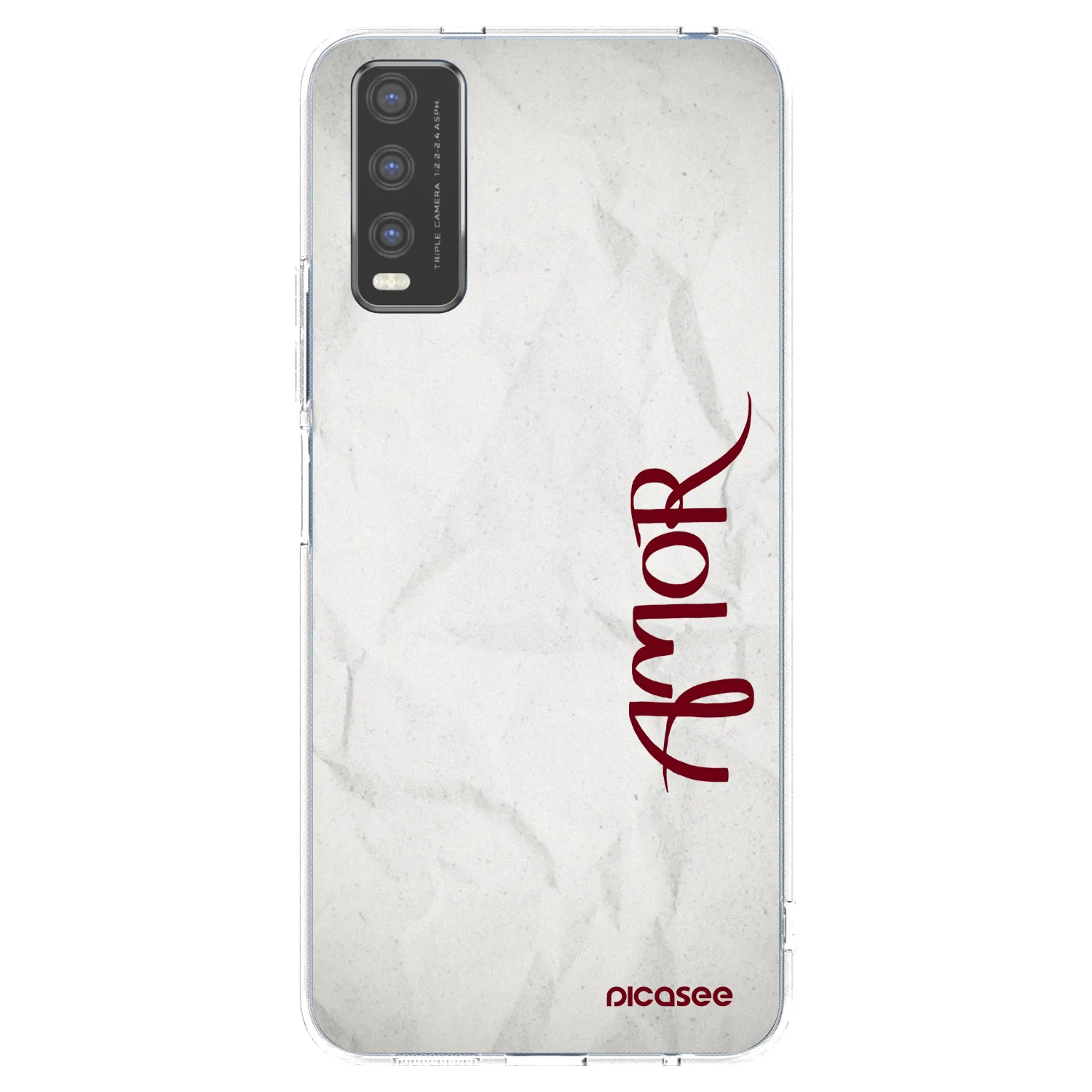 Picasee husă transparentă din silicon pentru Vivo Y20s - Amor