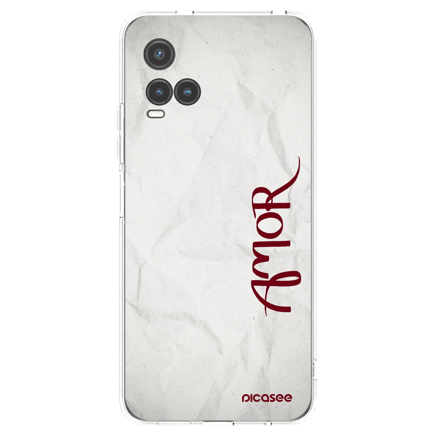 Picasee husă transparentă din silicon pentru Vivo Y33s - Amor