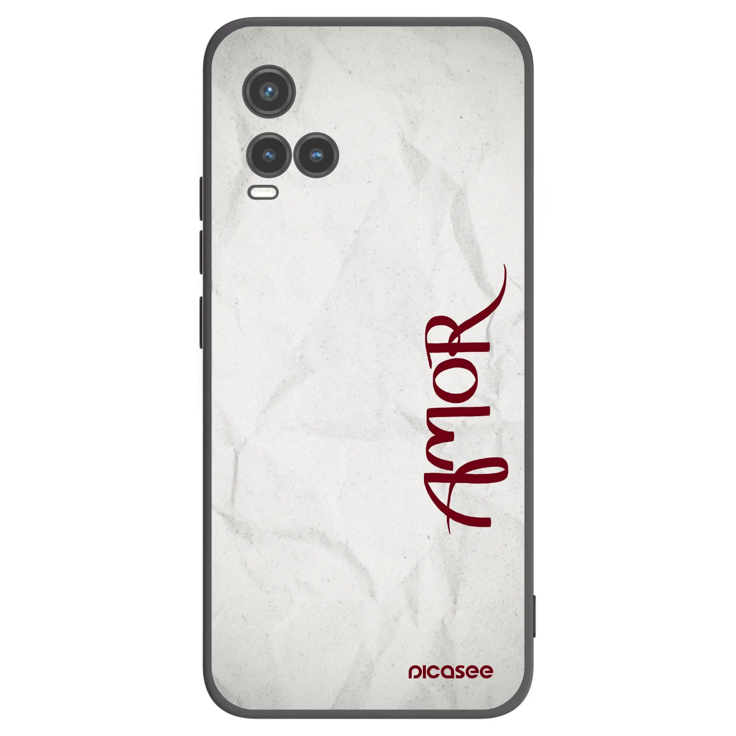 Picasee husă neagră din silicon pentru Vivo Y33s - Amor