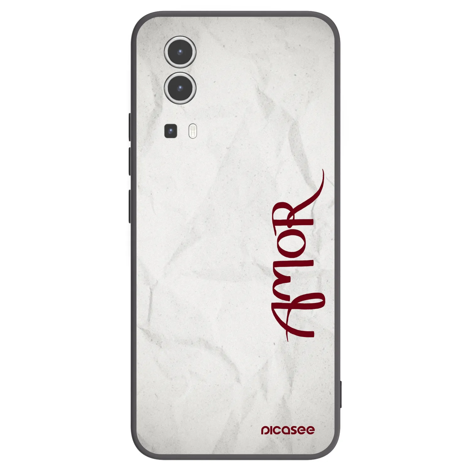 Picasee husă neagră din silicon pentru Vivo Y72 5G - Amor
