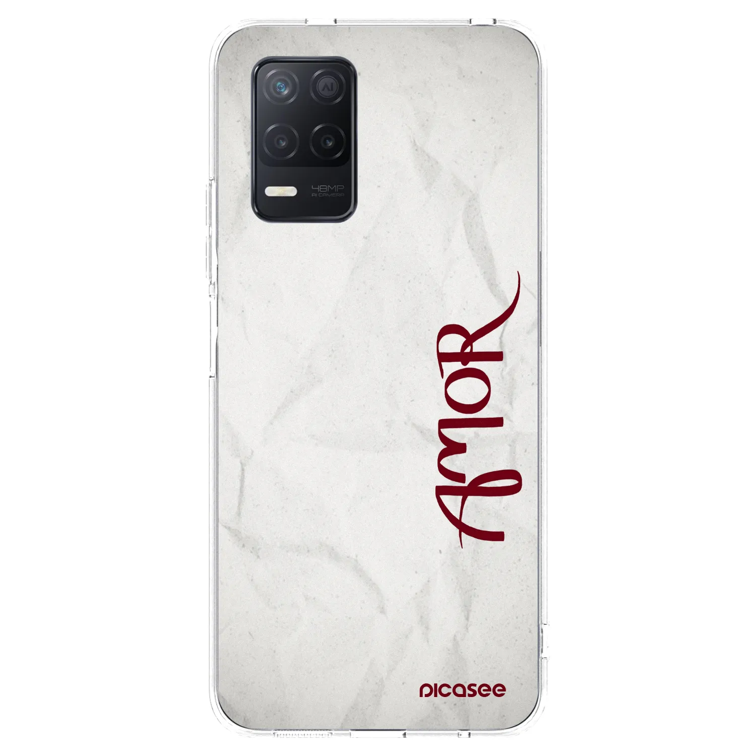 Picasee husă transparentă din silicon pentru Realme 8 5G - Amor