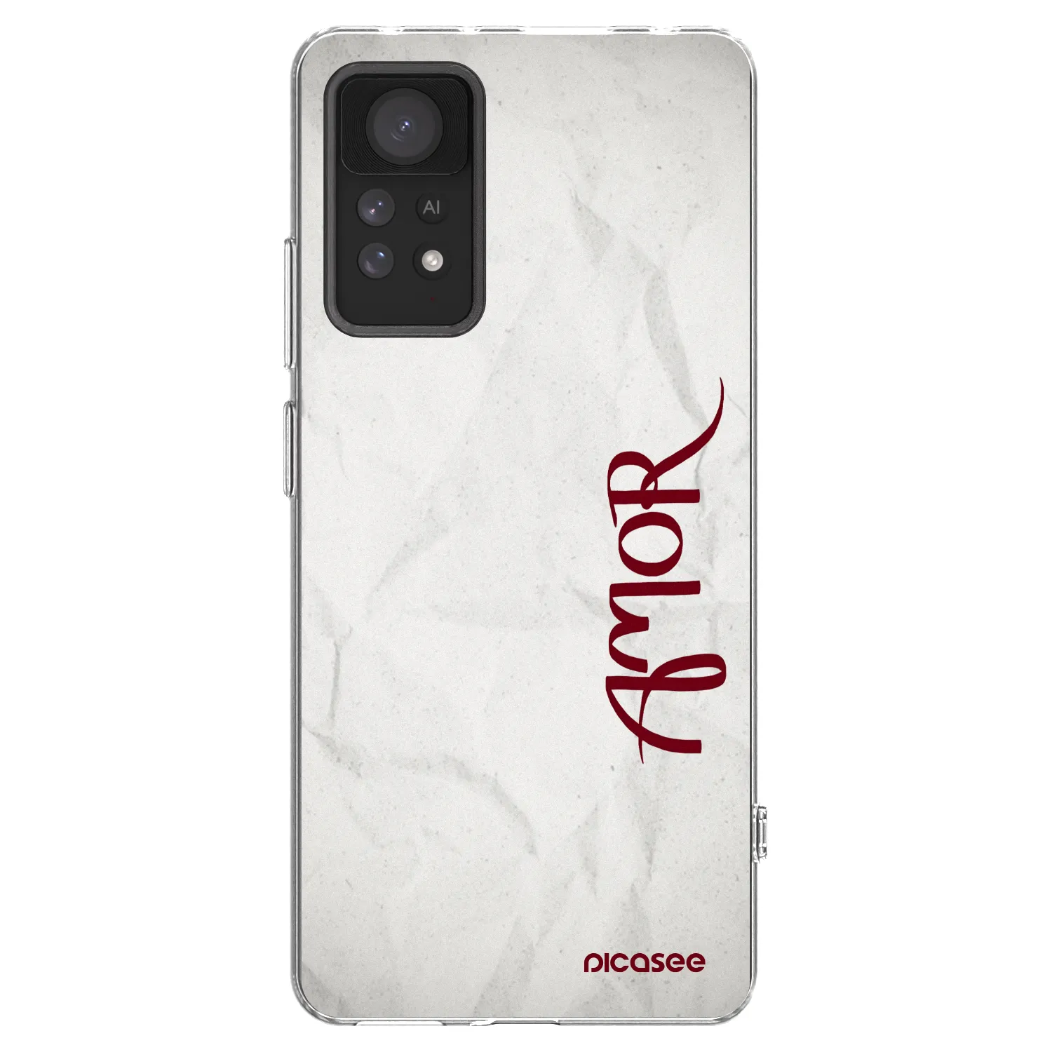 Picasee husă transparentă din silicon pentru Xiaomi Redmi Note 11 Pro - Amor