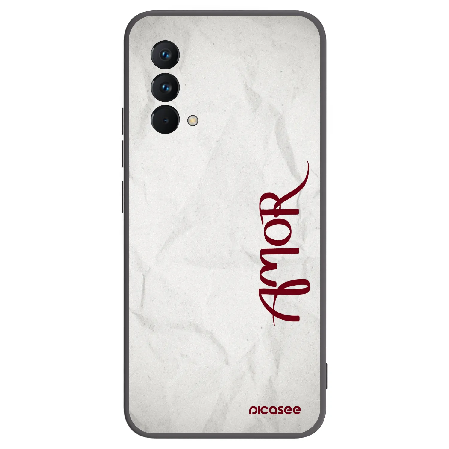 Picasee husă neagră din silicon pentru Realme GT Master Edition 5G - Amor
