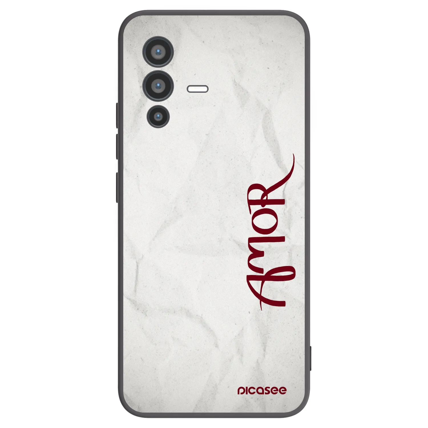 Picasee husă neagră din silicon pentru Vivo V23 5G - Amor