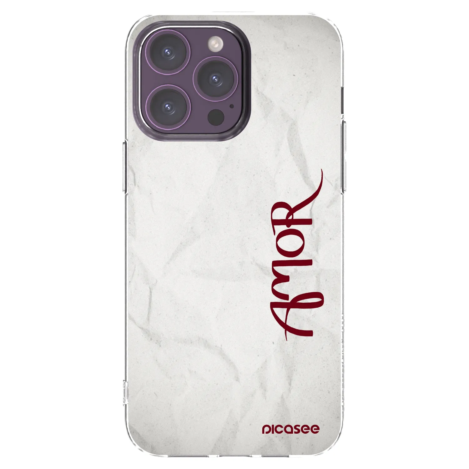 Picasee husă transparentă din silicon pentru Apple iPhone 14 Pro Max - Amor