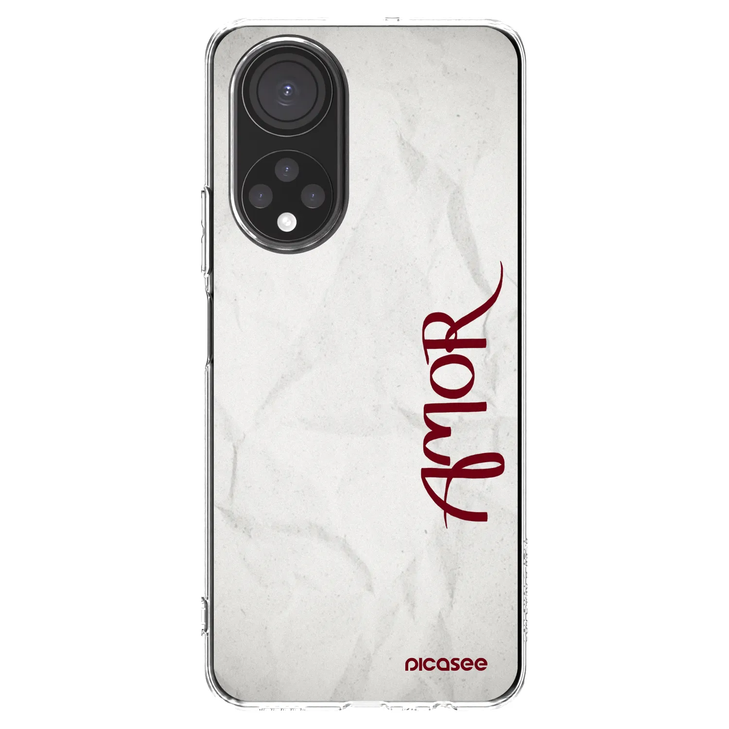 Picasee husă transparentă din silicon pentru Honor X7 - Amor