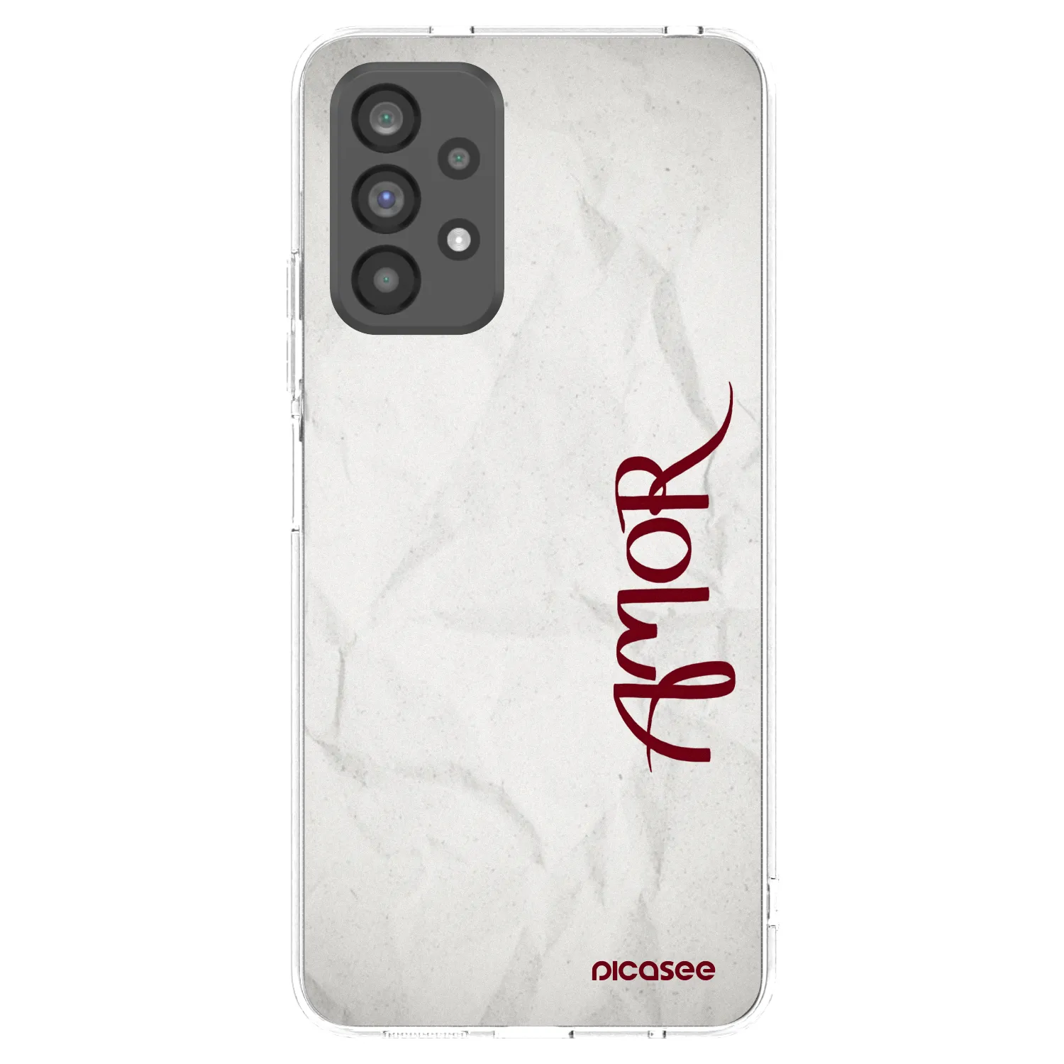 Picasee husă transparentă din silicon pentru Samsung Galaxy A73 5G - Amor