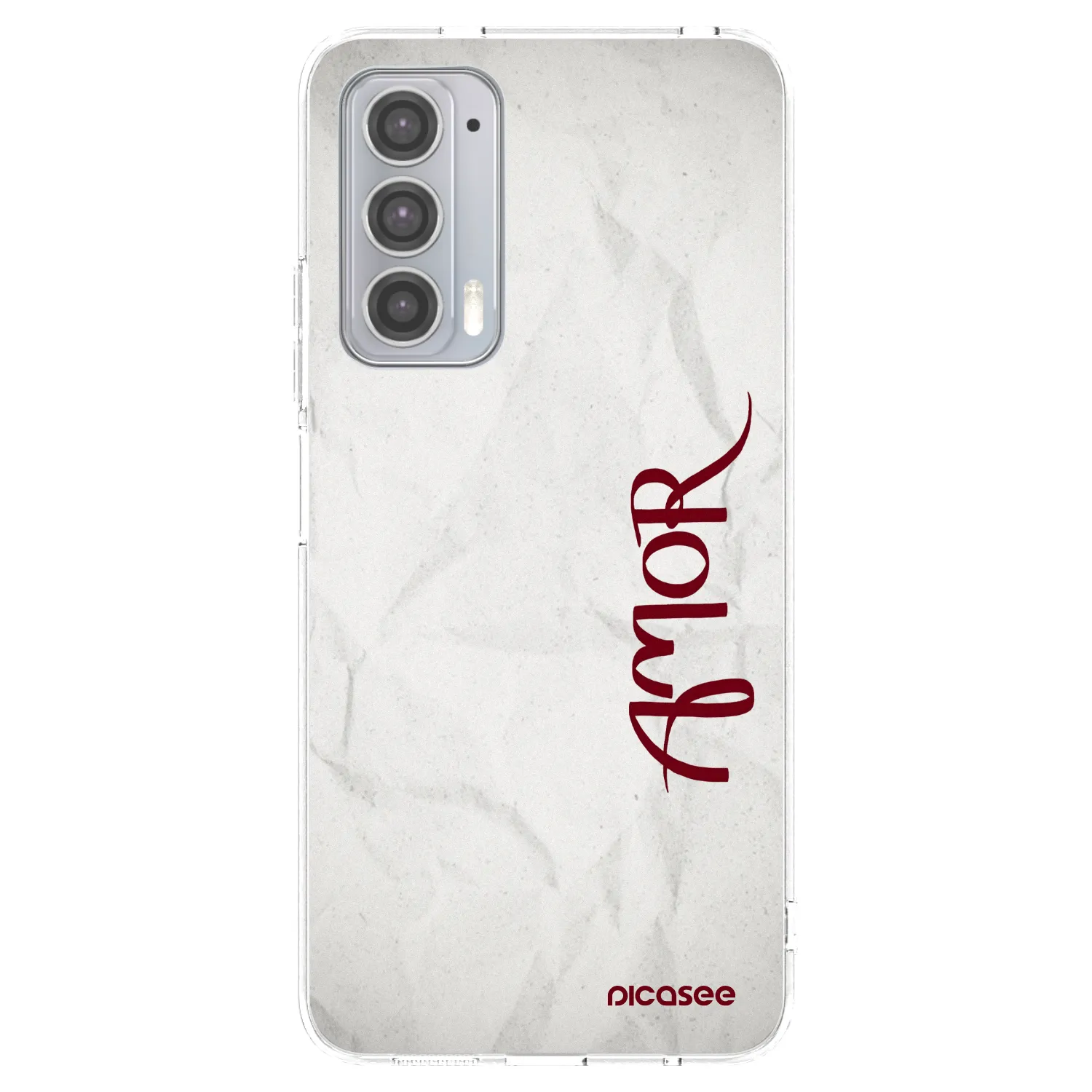 Picasee husă transparentă din silicon pentru Motorola Edge 20 - Amor