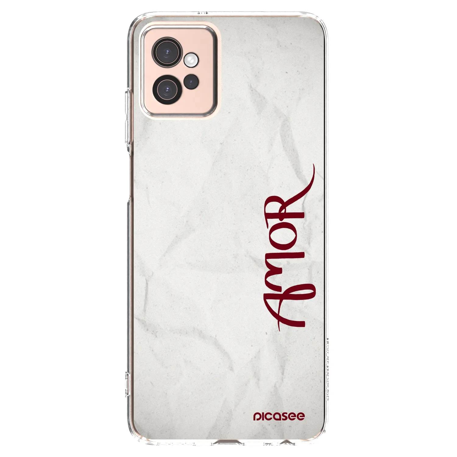 Picasee husă transparentă din silicon pentru Motorola Moto G32 - Amor