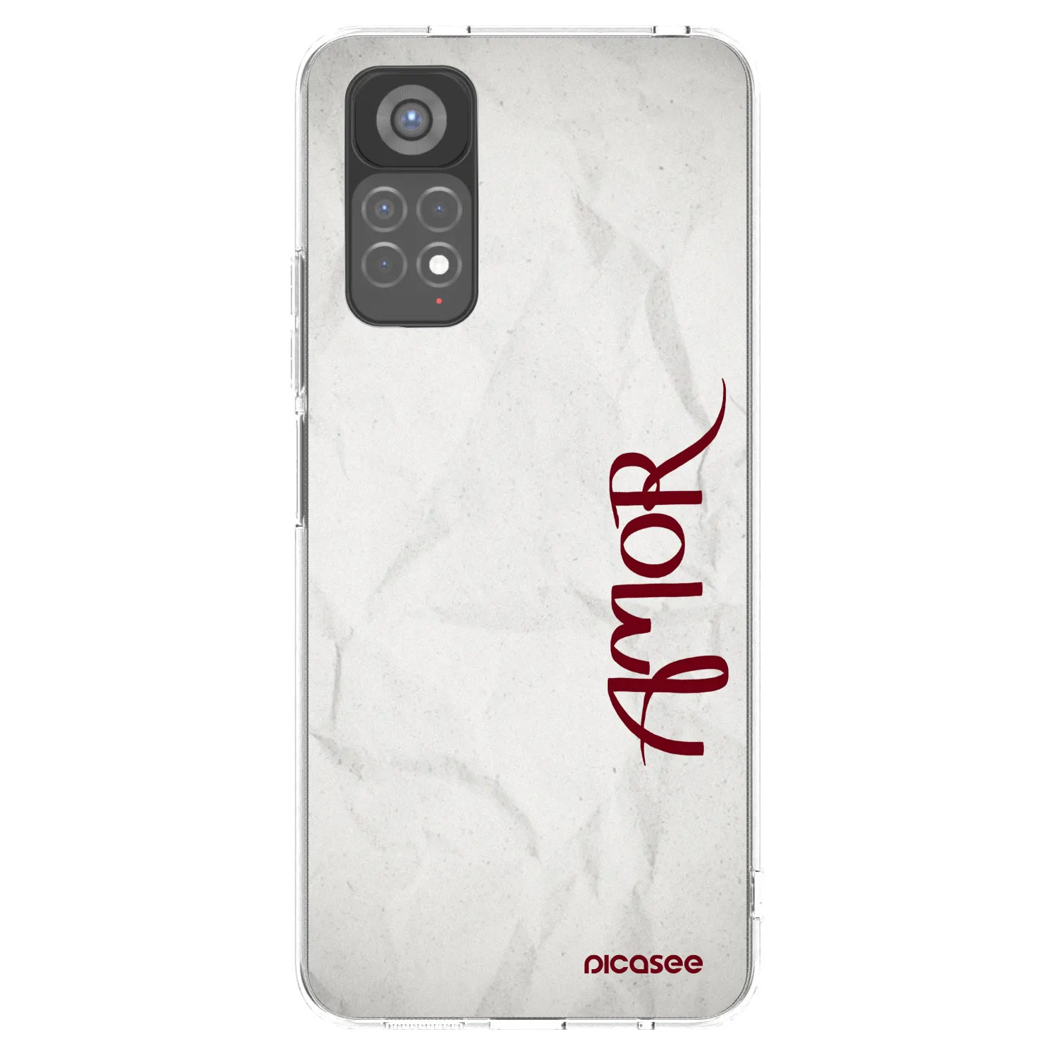 Picasee husă transparentă din silicon pentru Xiaomi Redmi Note 11S 5G - Amor