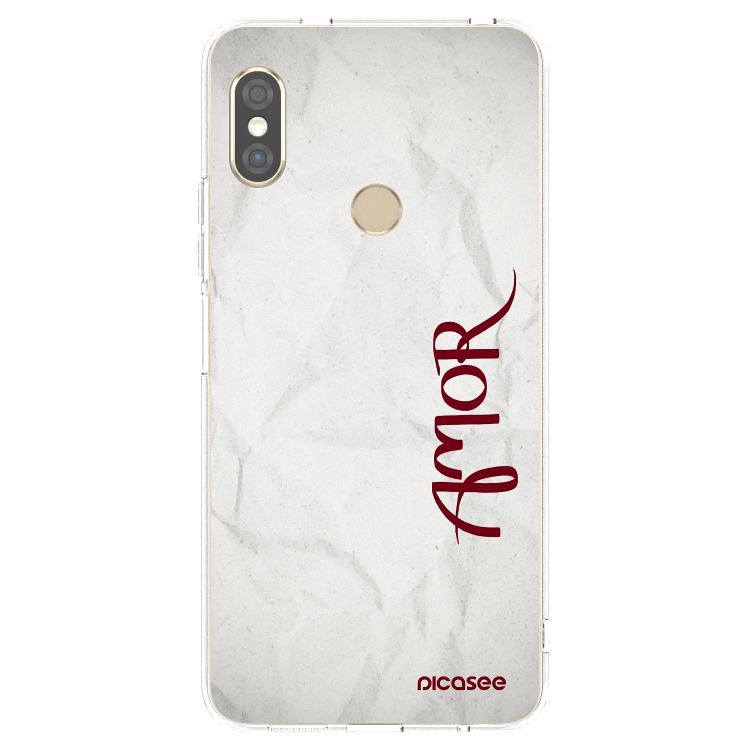 Picasee husă transparentă din silicon pentru Xiaomi Redmi Note 5 Global - Amor