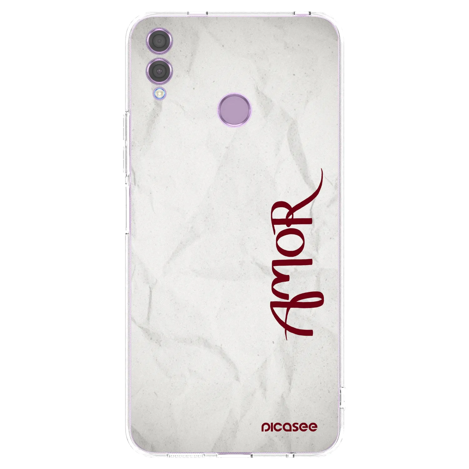 Picasee husă transparentă din silicon pentru Honor 8X - Amor