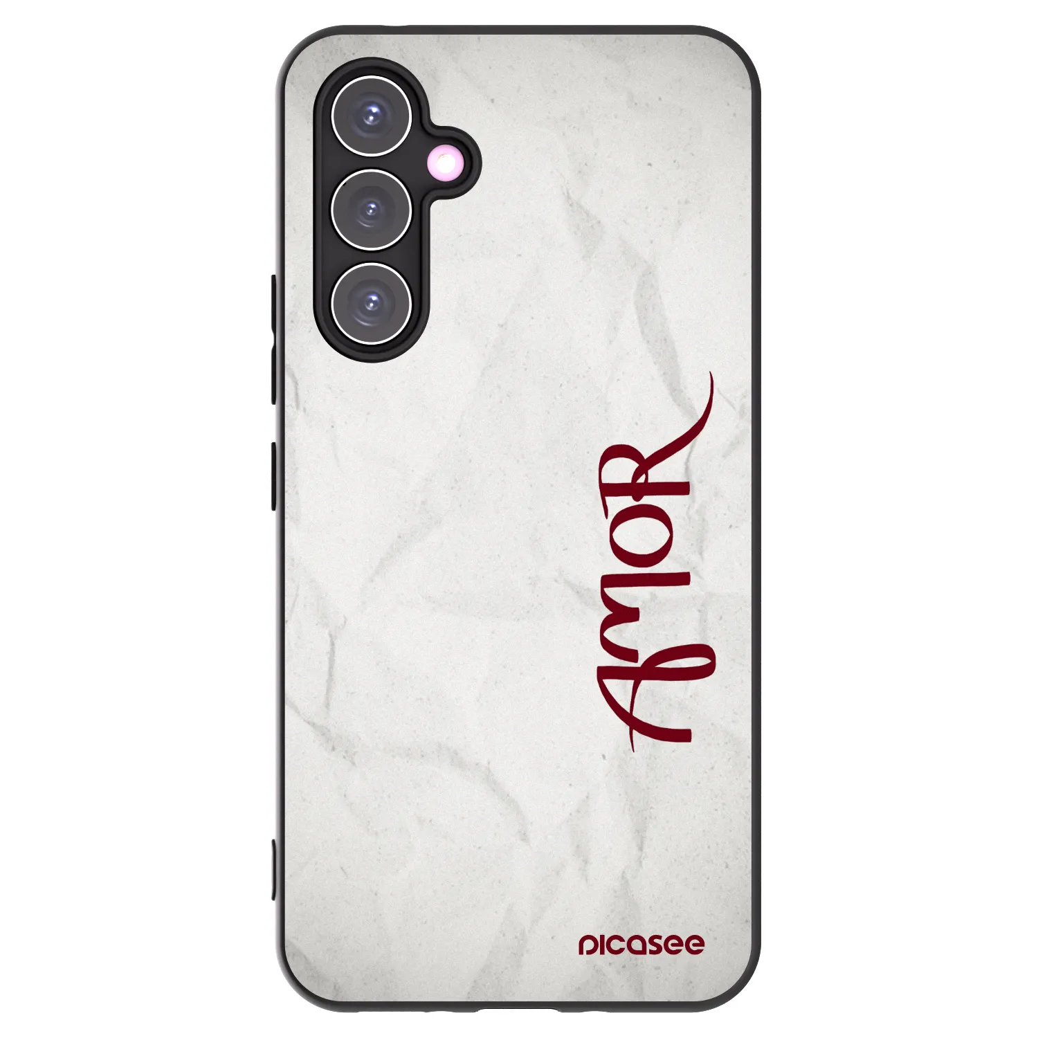 Picasee husă neagră din silicon pentru Samsung Galaxy A54 5G A546B - Amor