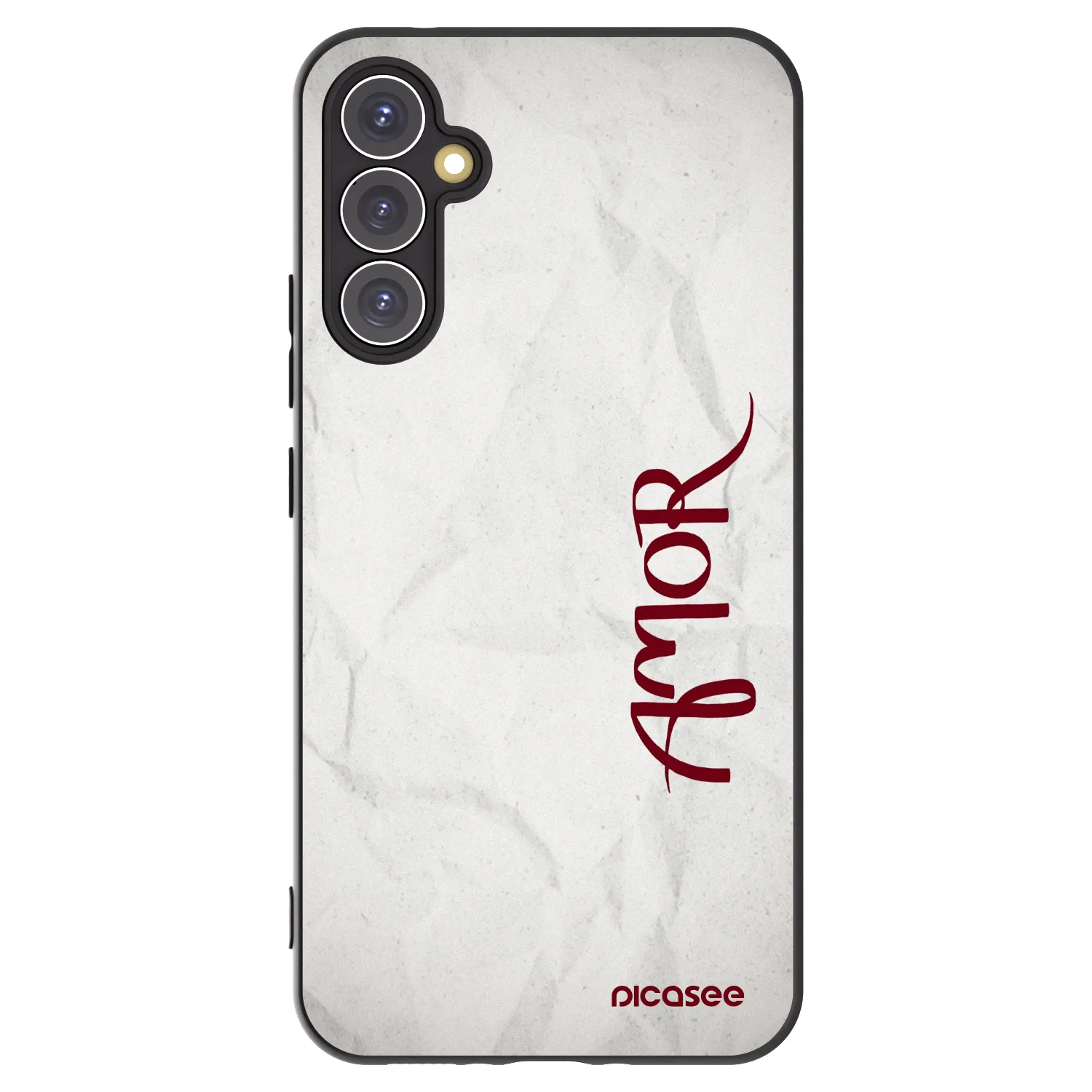 Picasee husă neagră din silicon pentru Samsung Galaxy A34 5G A346B - Amor