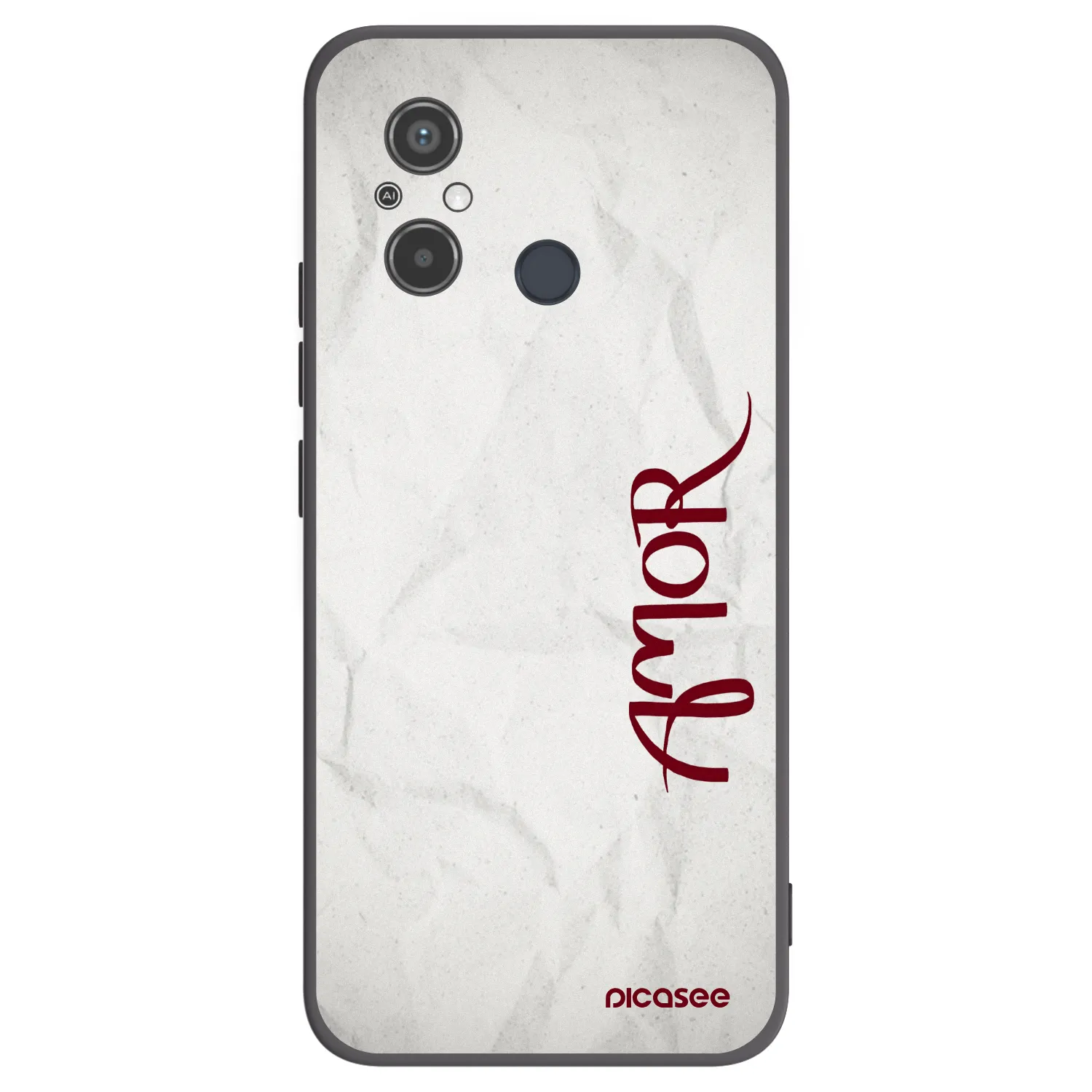 Picasee husă neagră din silicon pentru Xiaomi Redmi 12C - Amor