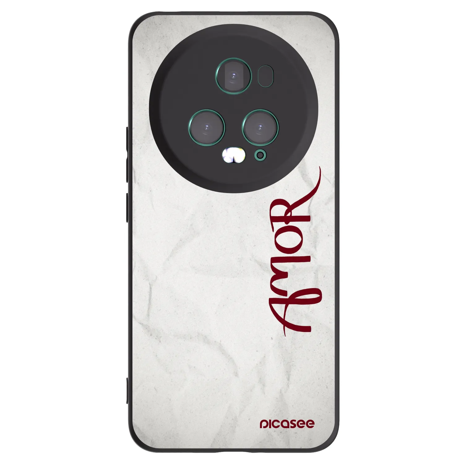 Picasee husă neagră din silicon pentru Honor Magic5 Pro - Amor