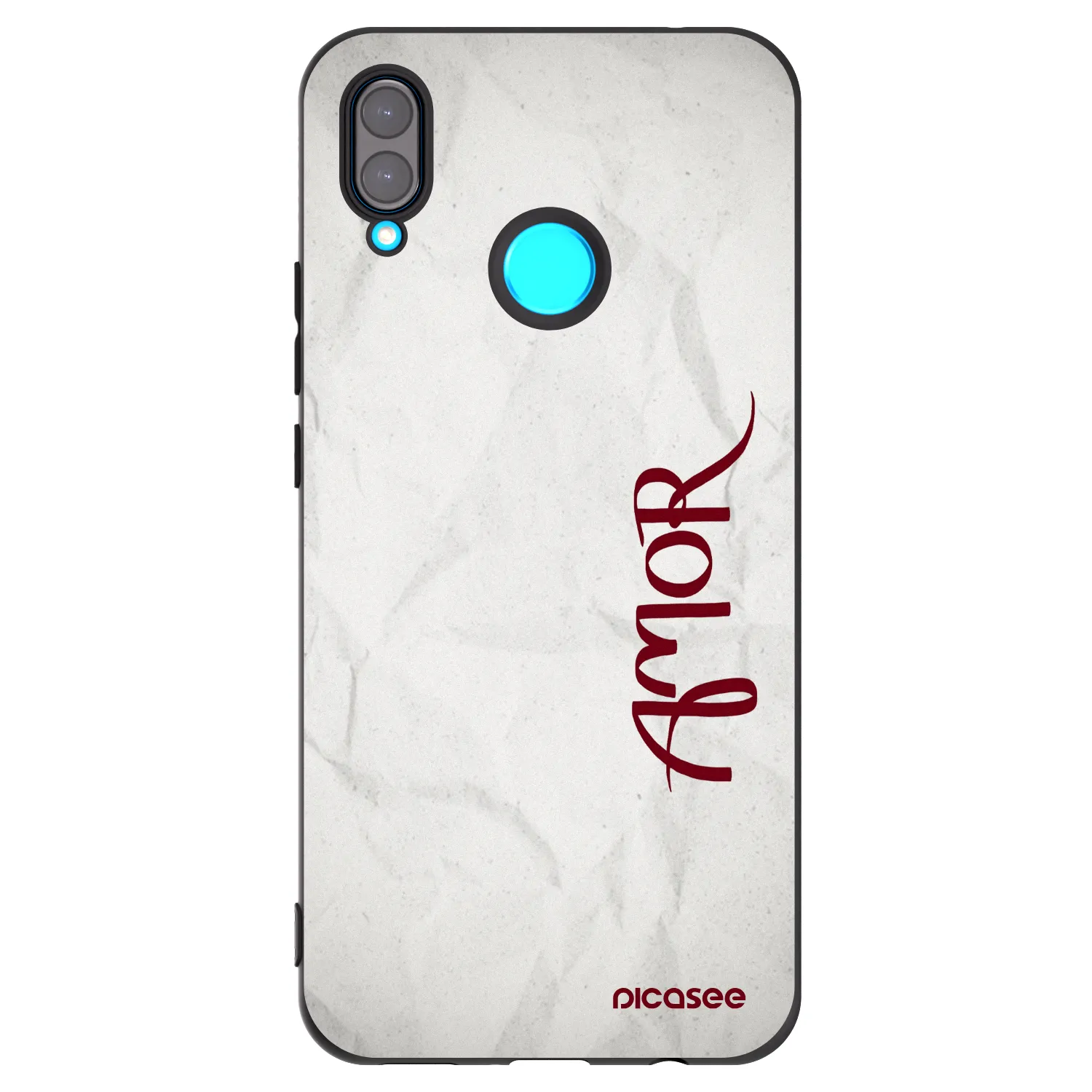 Picasee husă neagră din silicon pentru Huawei Nova 3 - Amor
