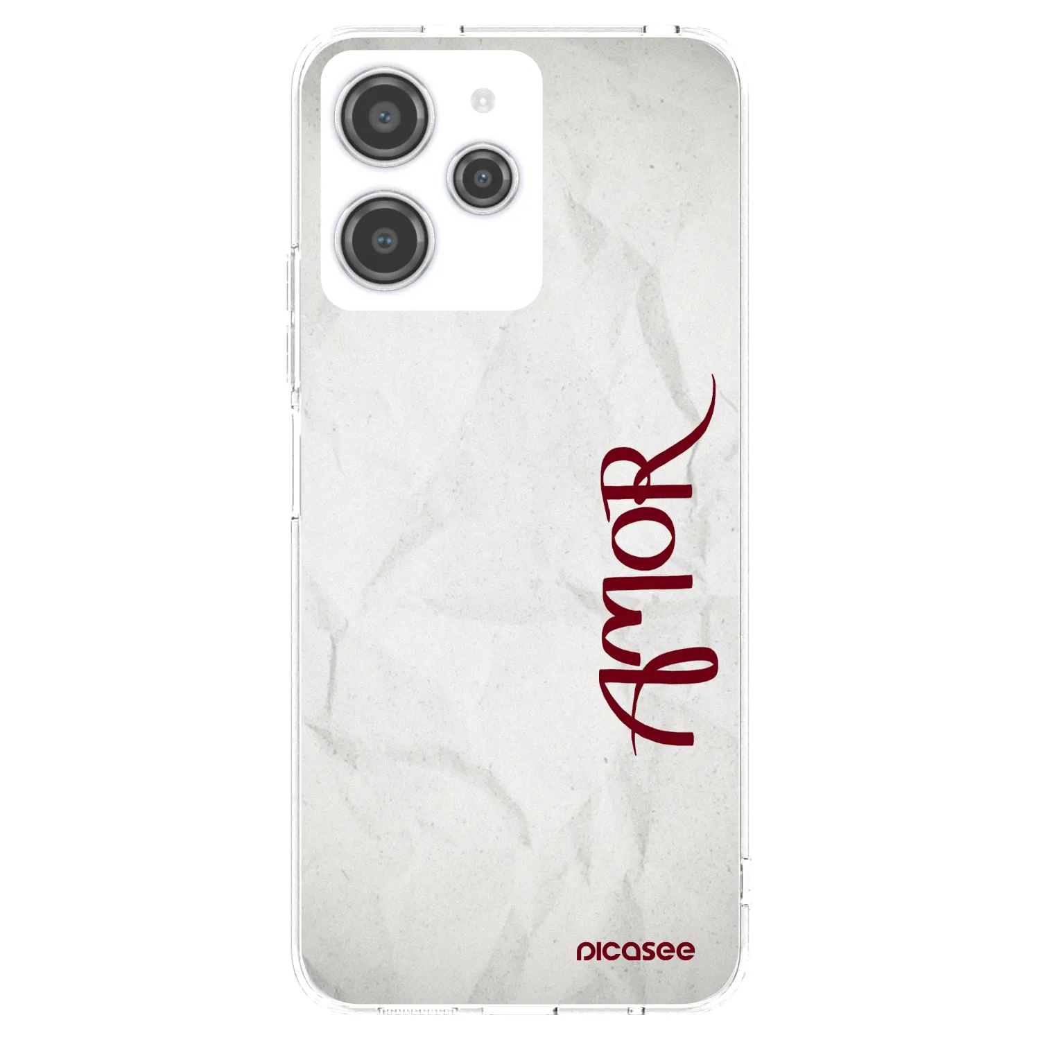 Picasee husă transparentă din silicon pentru Xiaomi Redmi 12 4G - Amor