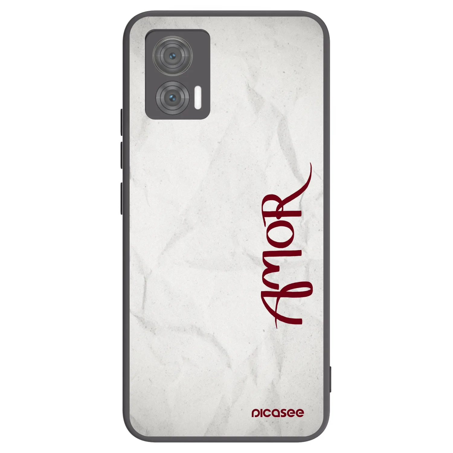 Picasee husă neagră din silicon pentru Motorola Edge 30 Neo - Amor