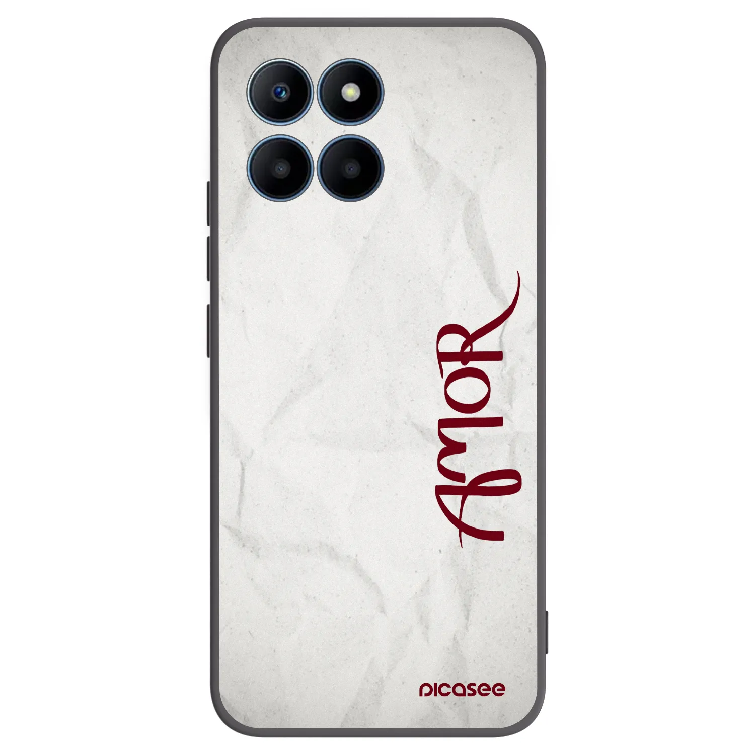 Picasee husă neagră din silicon pentru Honor 70 Lite - Amor