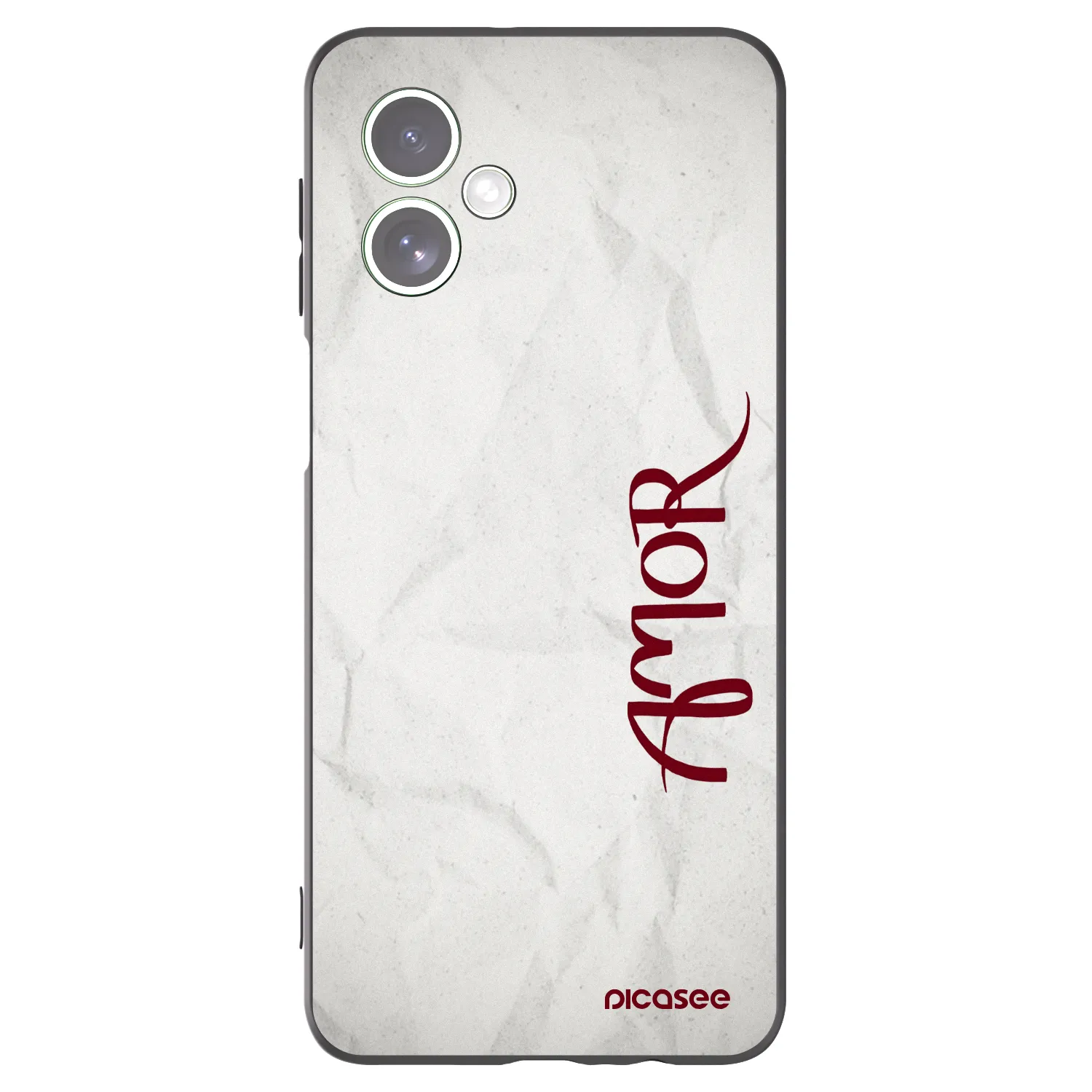 Picasee husă neagră din silicon pentru Motorola Moto G54 5G - Amor