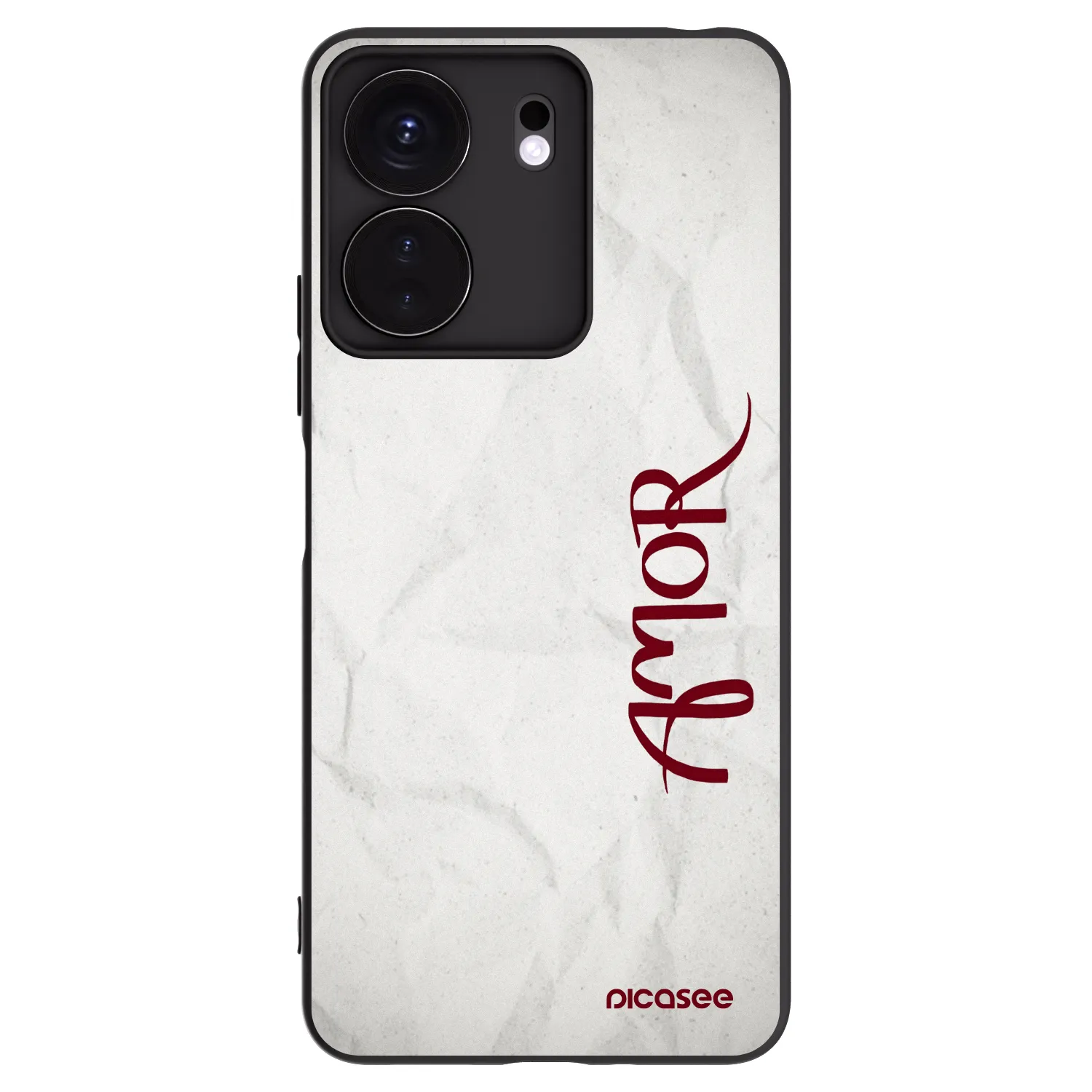 Picasee husă neagră din silicon pentru Xiaomi Redmi 13C 4G - Amor