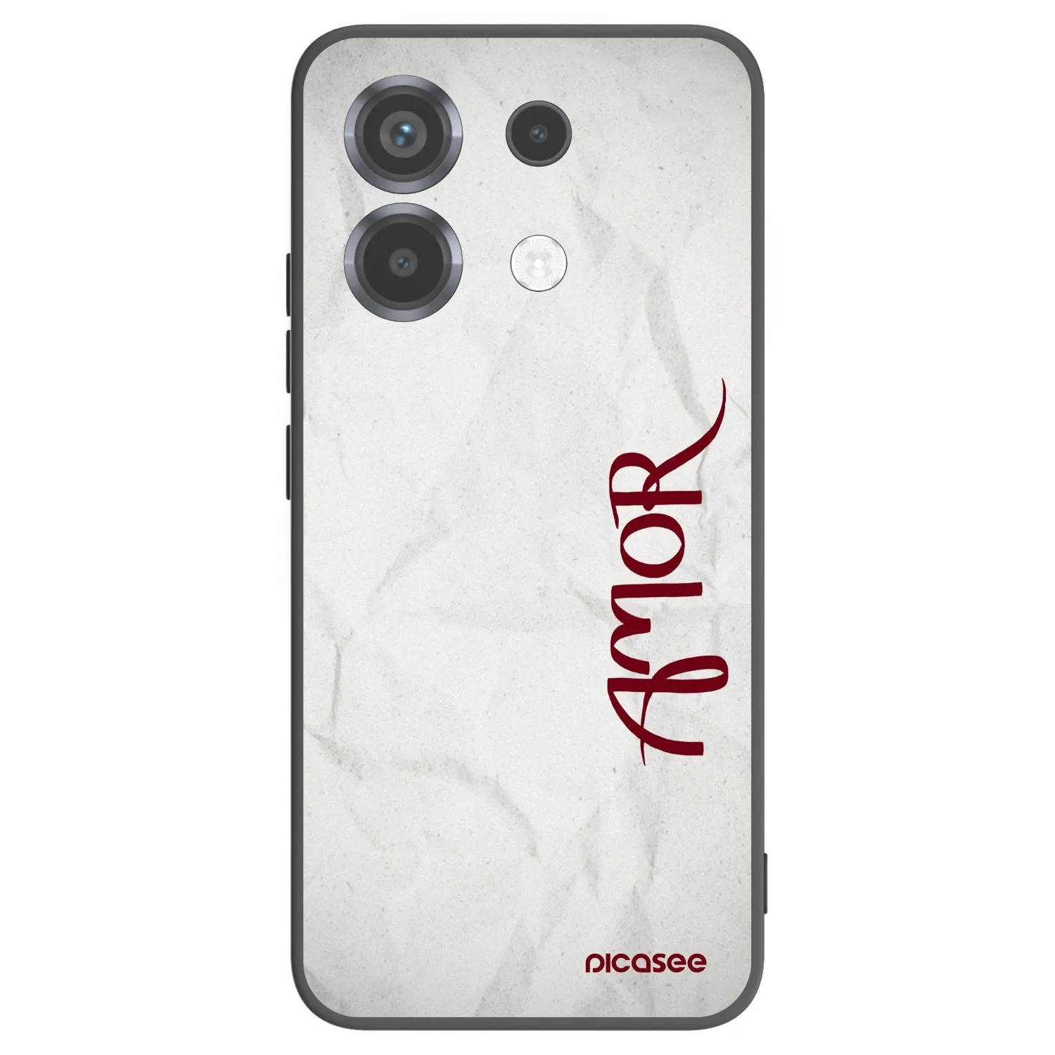 Picasee husă neagră din silicon pentru Xiaomi Poco X6 - Amor