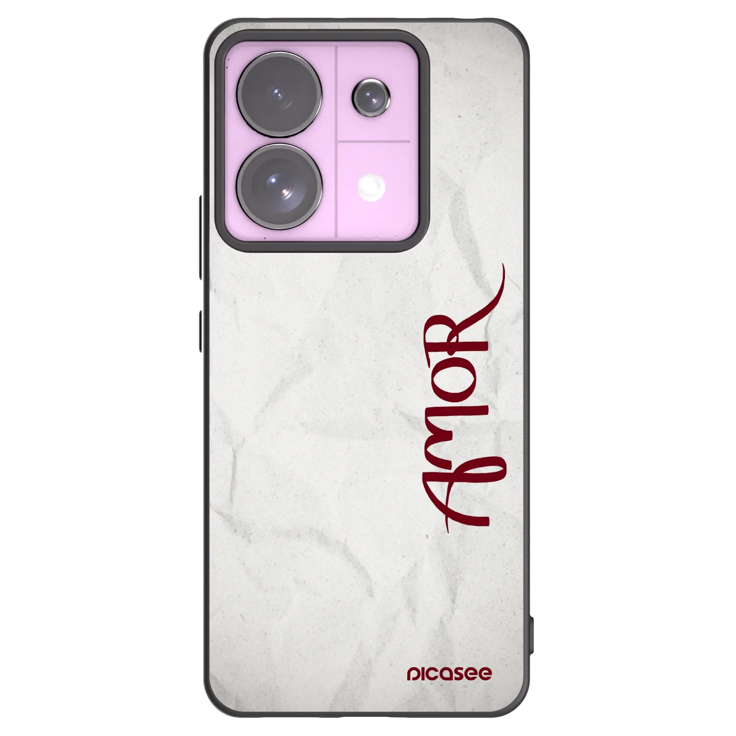 Picasee husă neagră din silicon pentru Xiaomi Redmi Note 13 Pro 5G - Amor