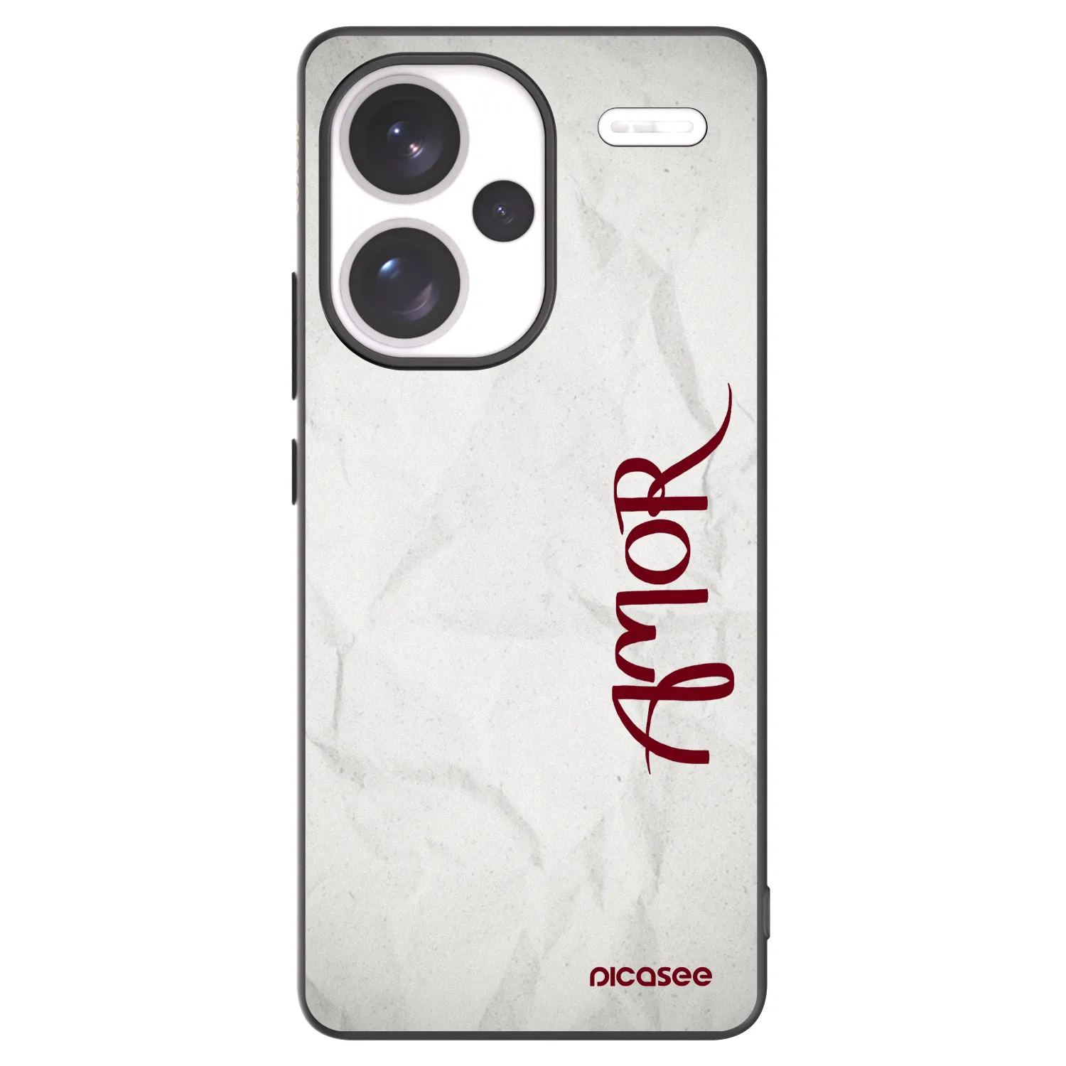Picasee husă neagră din silicon pentru Xiaomi Redmi Note 13 Pro+ 5G - Amor