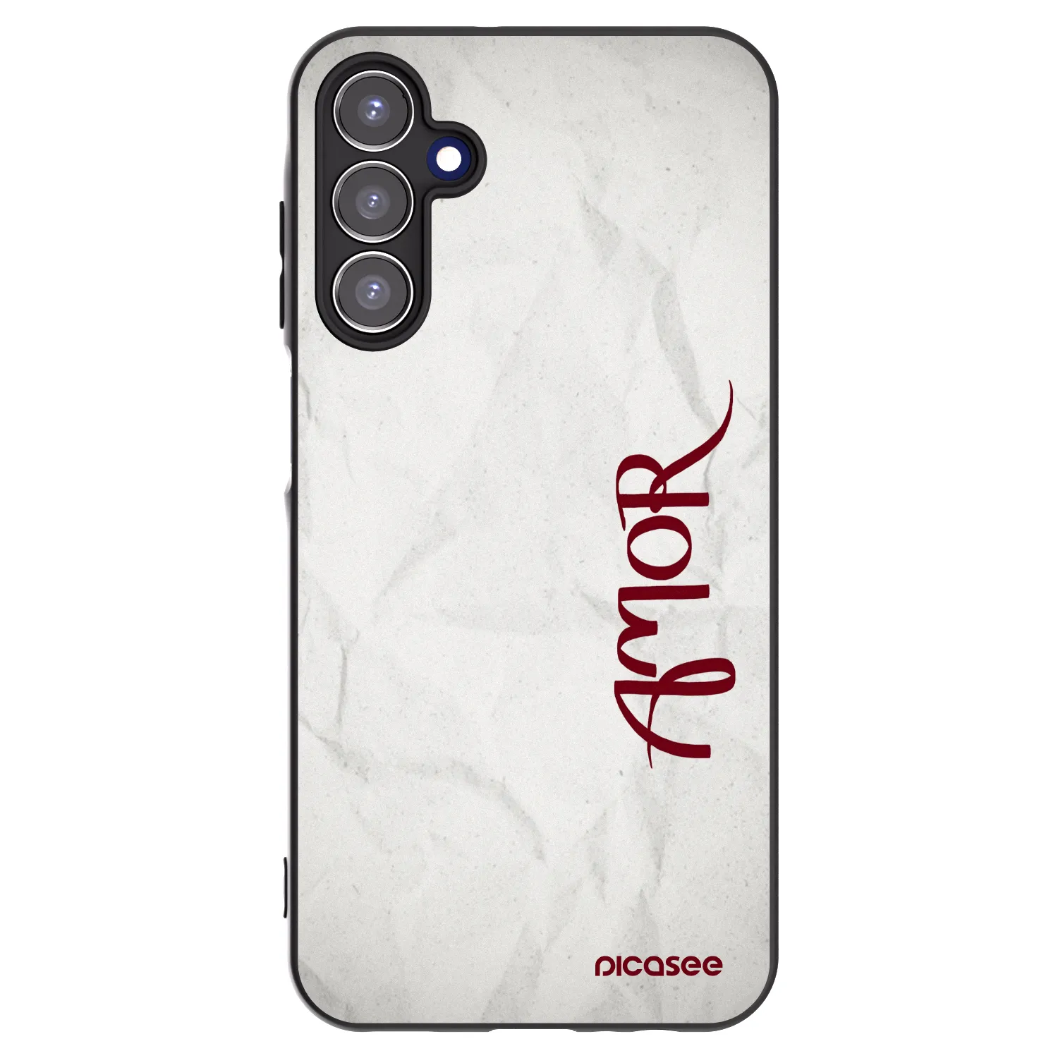 Picasee husă neagră din silicon pentru Samsung Galaxy A15 A156B 5G - Amor