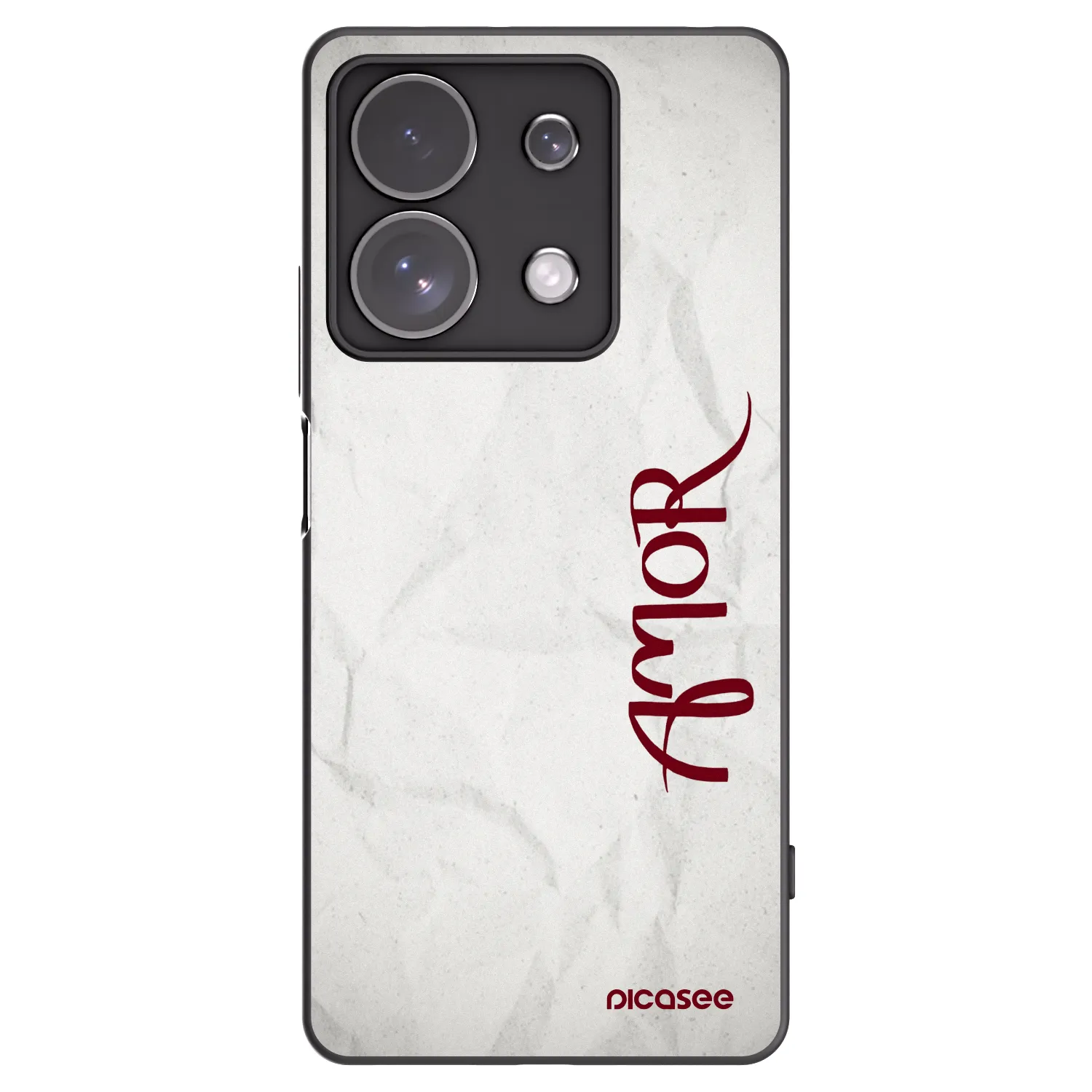 Picasee husă neagră din silicon pentru Xiaomi Redmi Note 13 Pro 4G - Amor