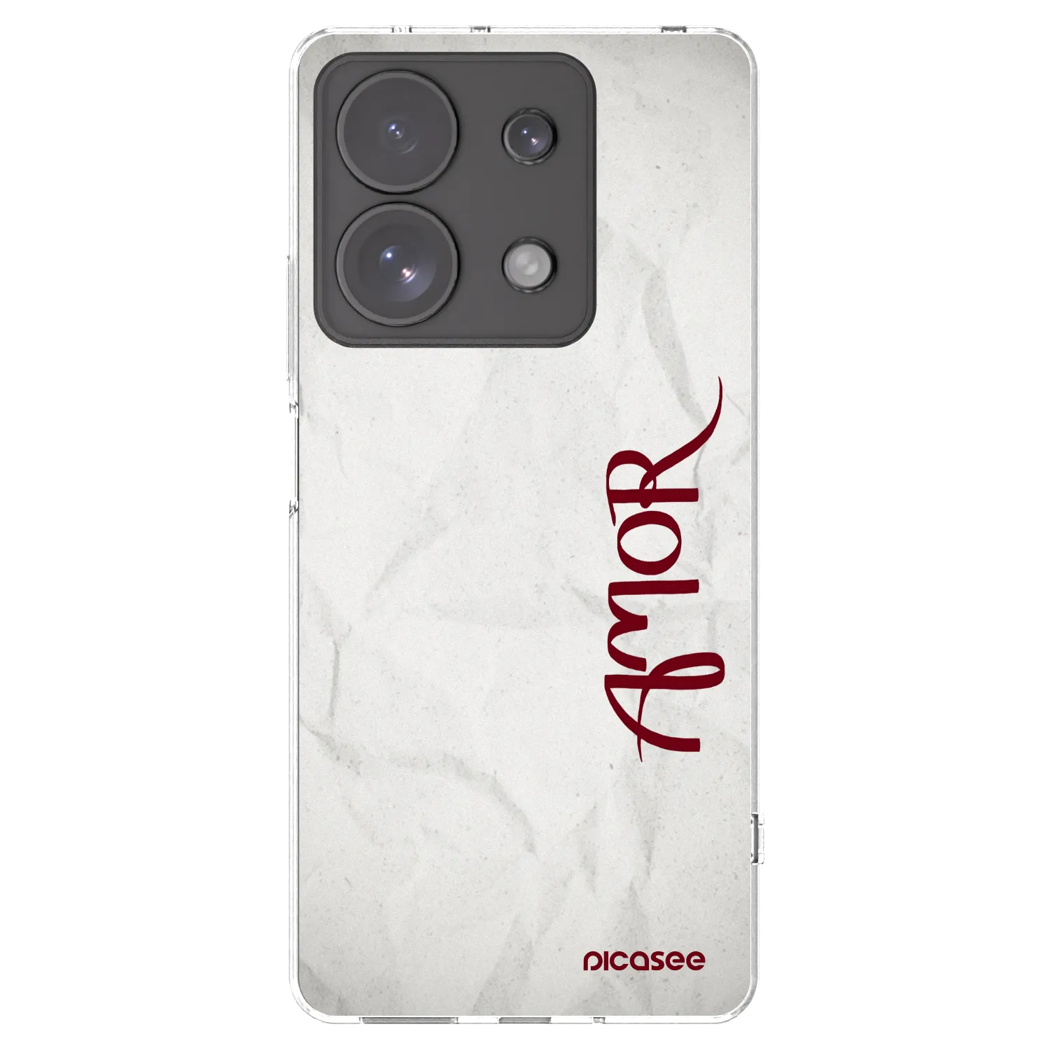 Picasee husă transparentă din silicon pentru Xiaomi Redmi Note 13 Pro 4G - Amor