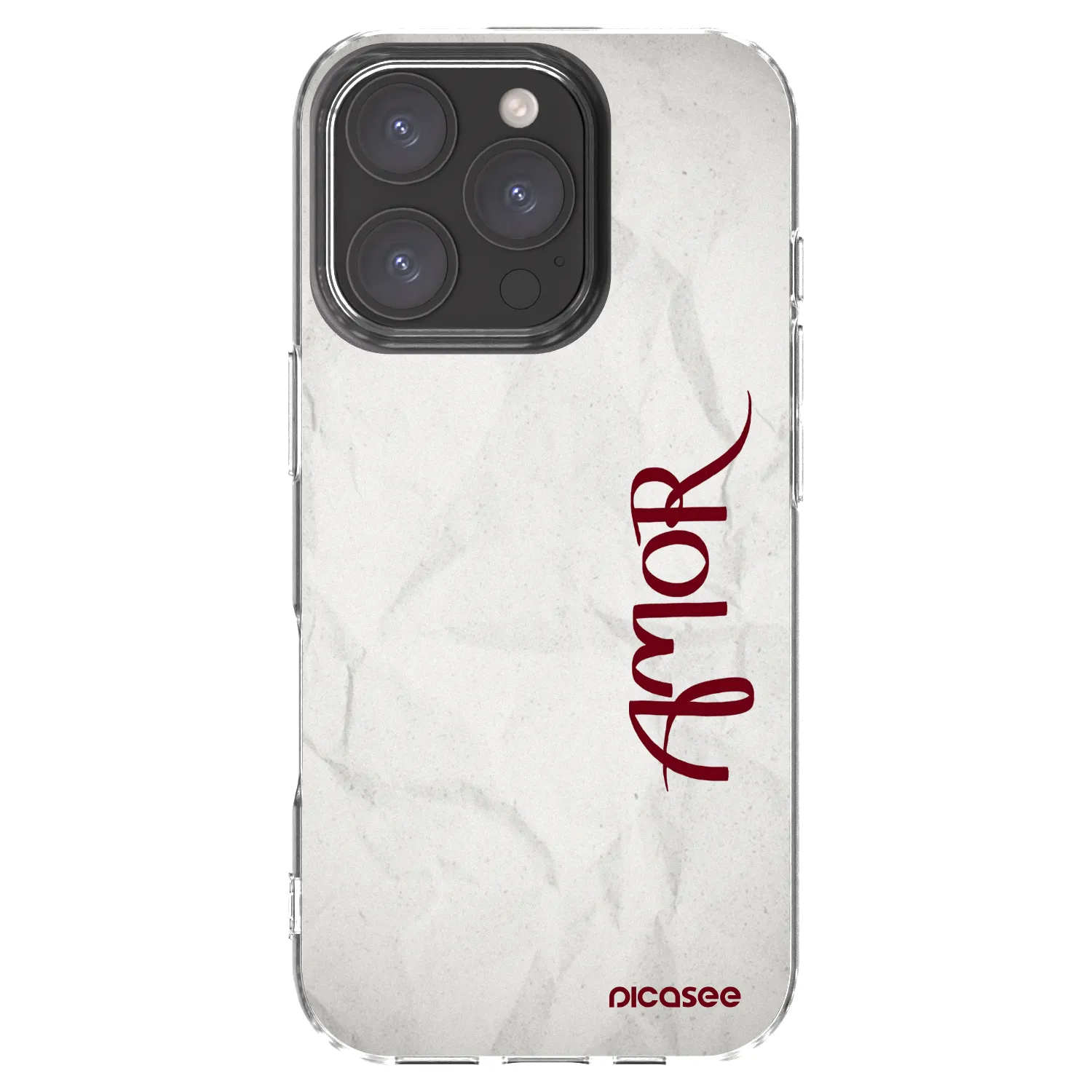Picasee husă transparentă din silicon pentru Apple iPhone 16 Pro - Amor