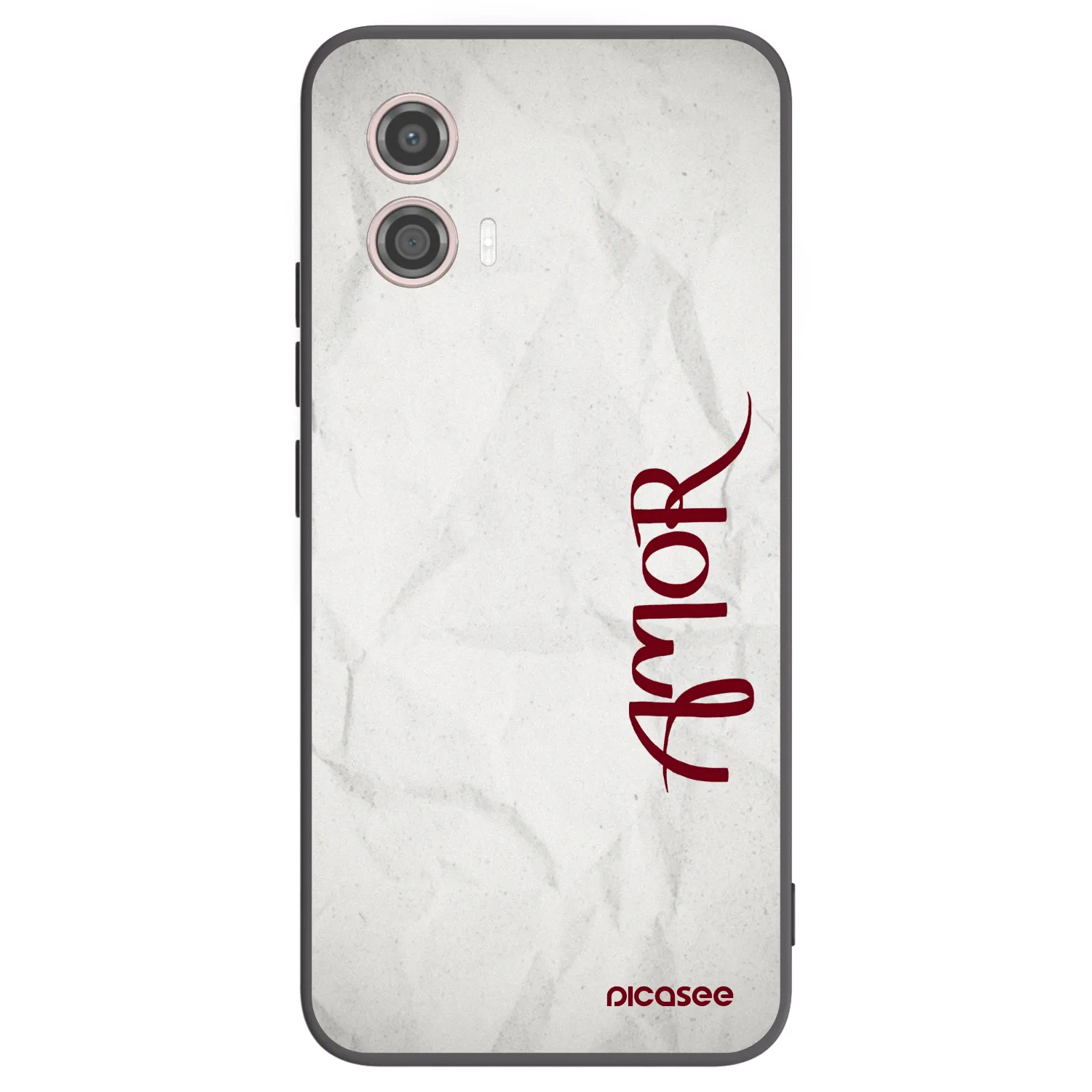 Picasee husă neagră din silicon pentru Motorola Moto G53 5G - Amor