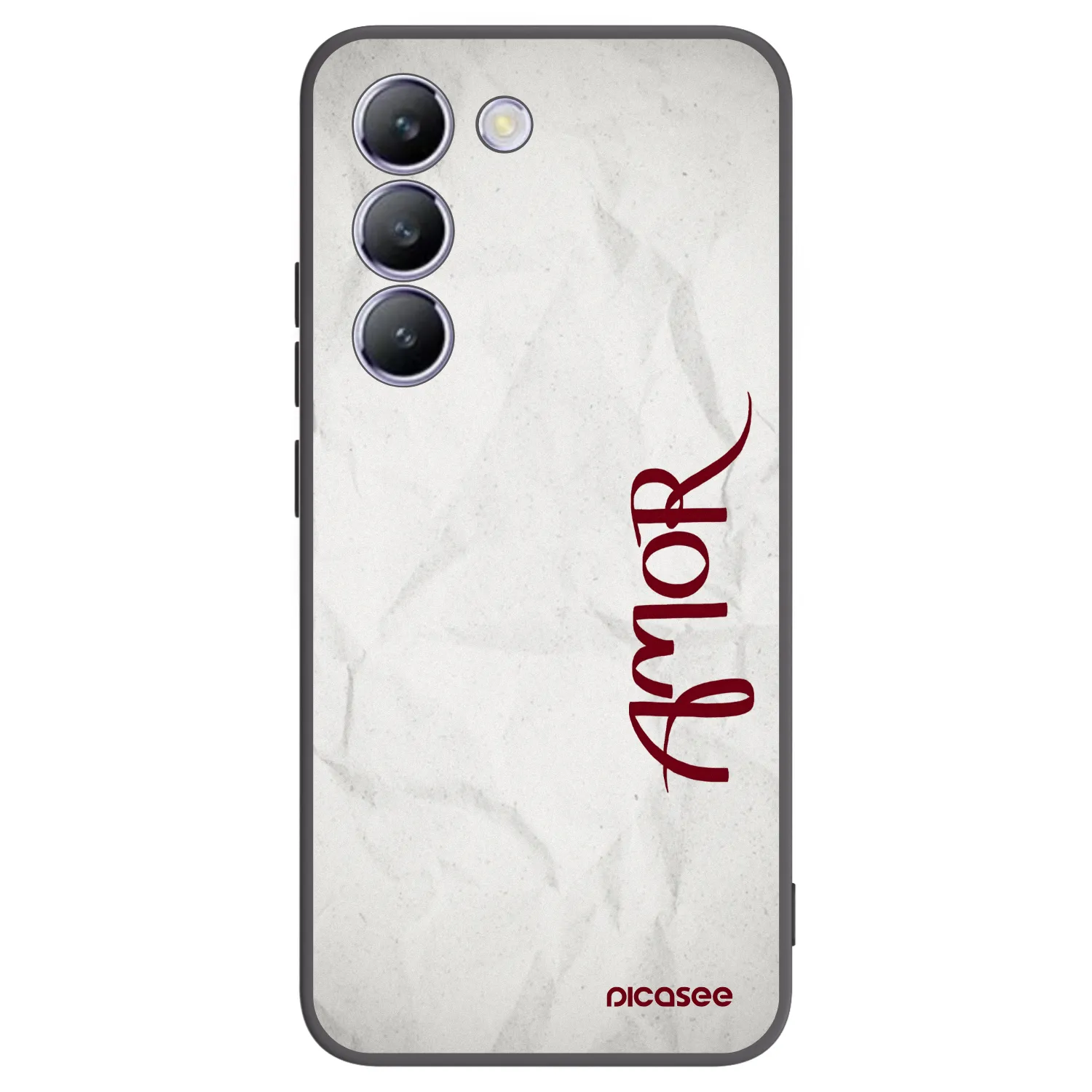 Picasee husă neagră din silicon pentru Vivo V40 SE 5G - Amor