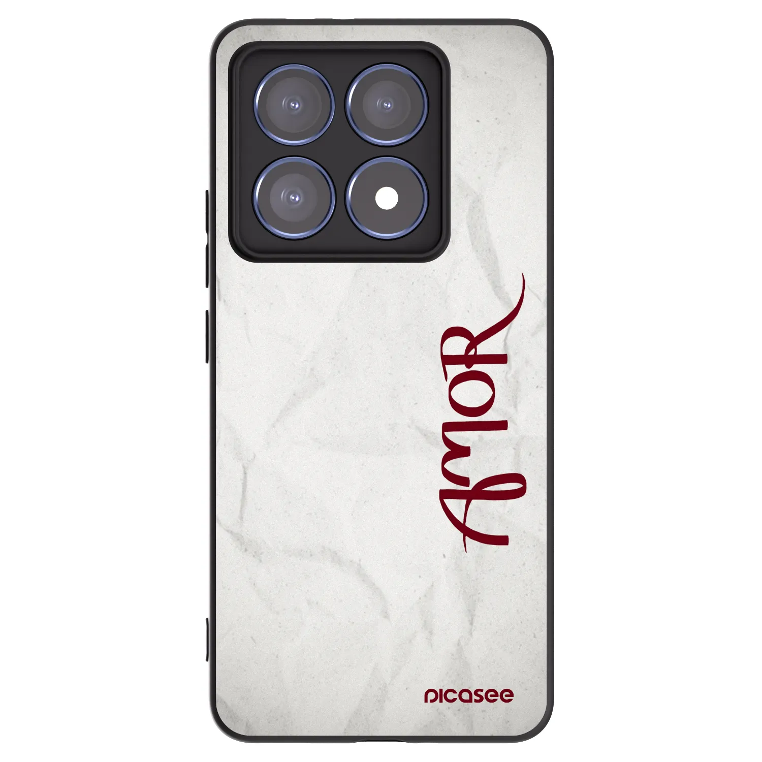 Picasee husă neagră din silicon pentru Xiaomi 14T Pro - Amor