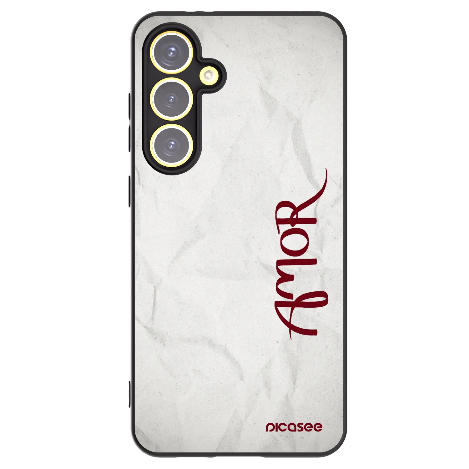 Picasee husă neagră din silicon pentru Samsung Galaxy S24 FE S721B - Amor