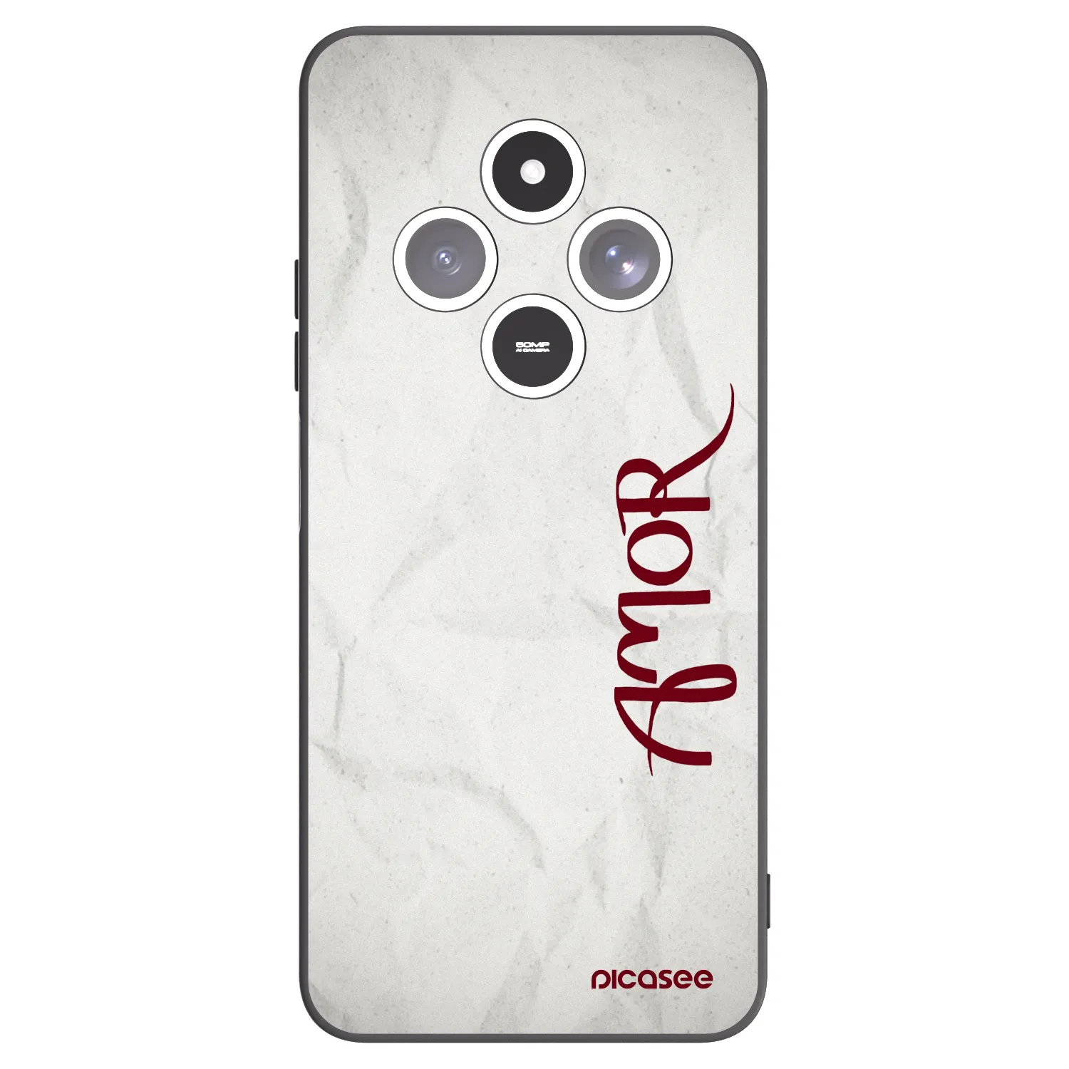 Picasee husă neagră din silicon pentru Xiaomi Redmi 14C - Amor