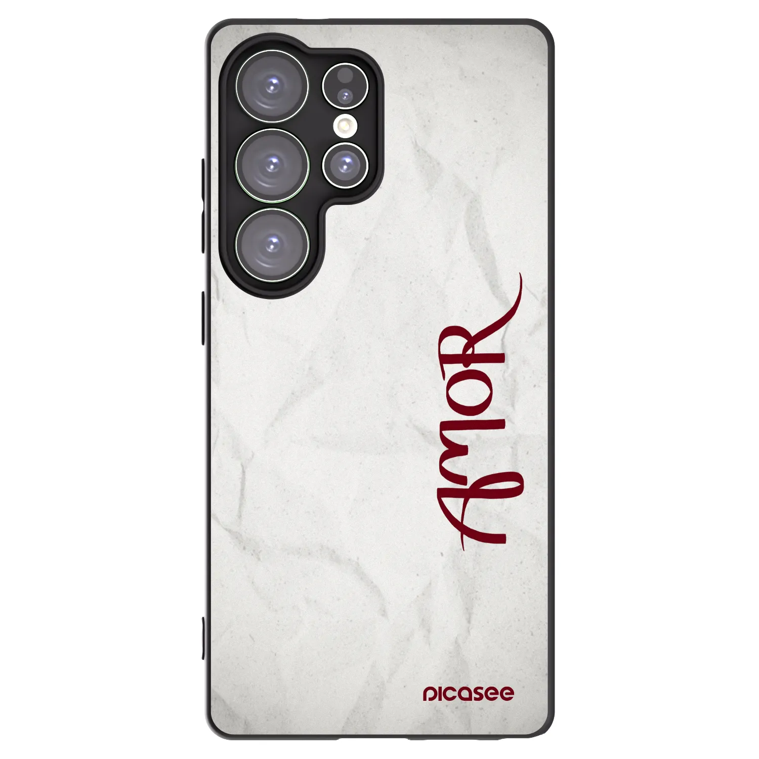 Picasee husă neagră din silicon pentru Samsung Galaxy S25 Ultra 5G - Amor