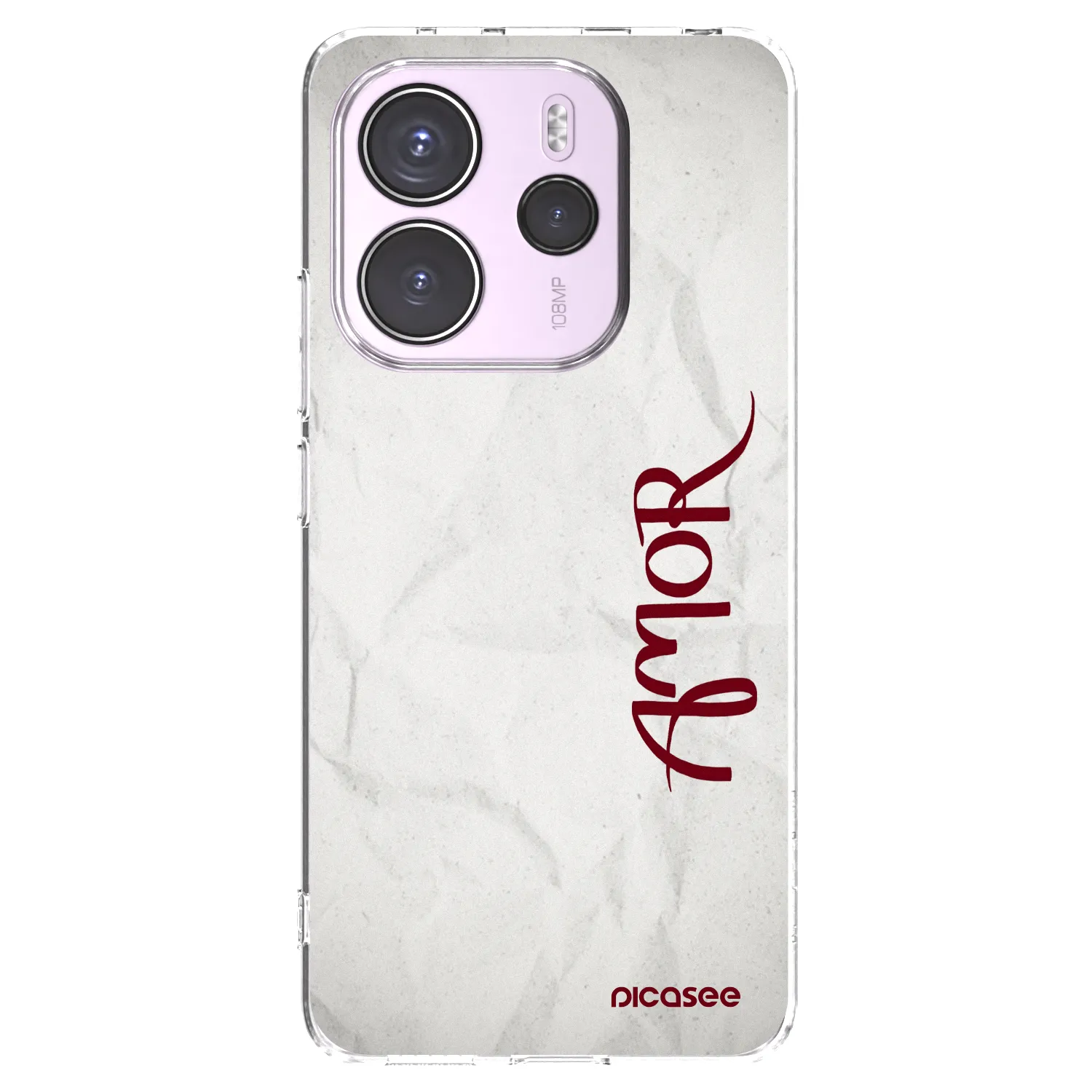 Picasee husă transparentă din silicon pentru Xiaomi Redmi Note 14 4G - Amor