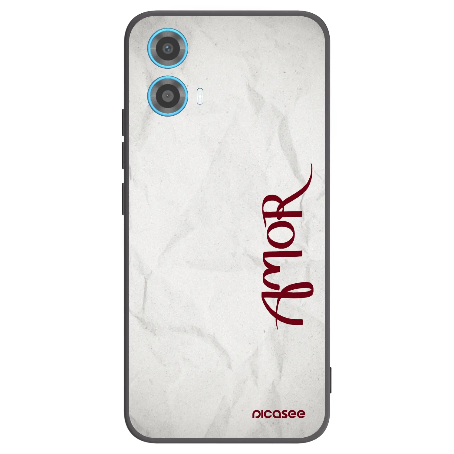 Picasee husă neagră din silicon pentru Motorola Moto G34 5G - Amor