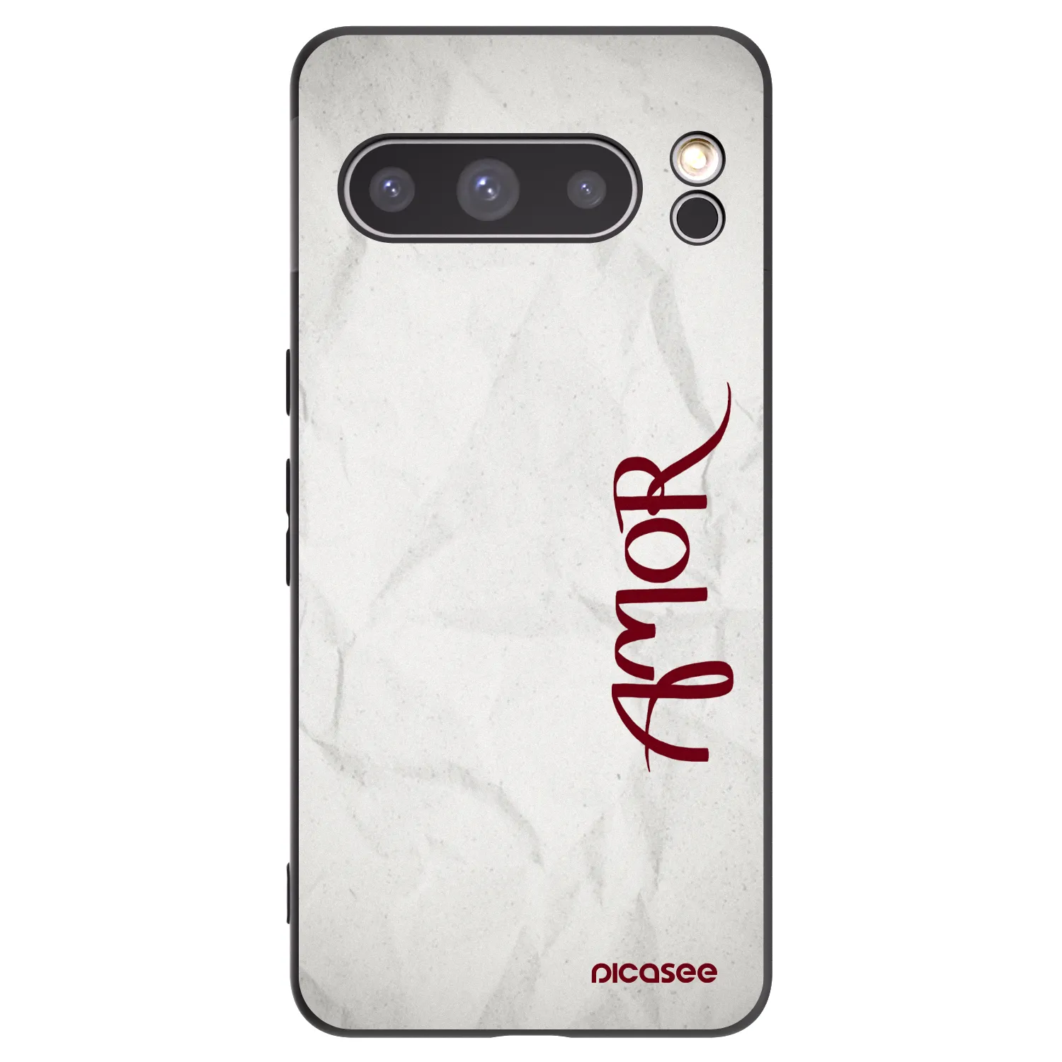 Picasee husă neagră din silicon pentru Google Pixel 8 Pro - Amor