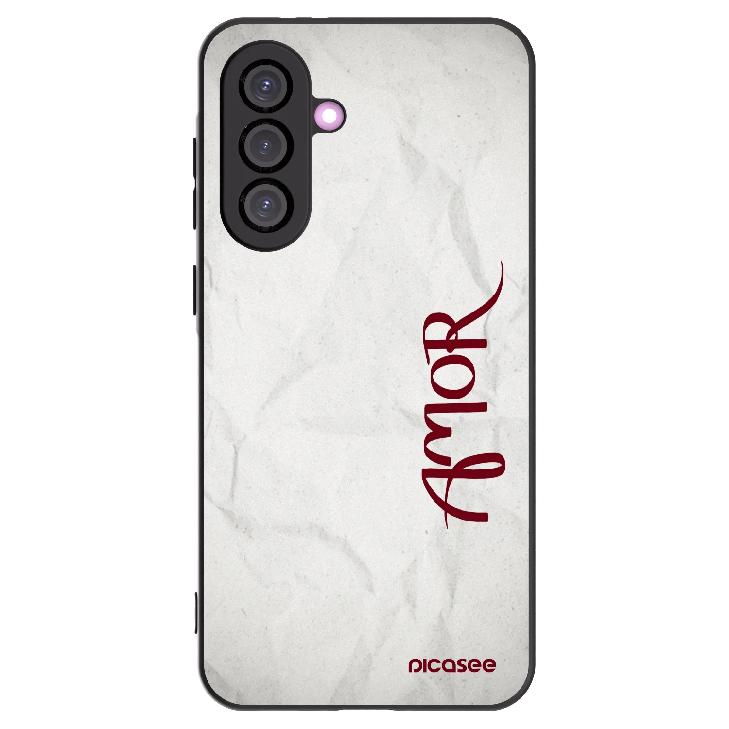 Picasee husă neagră din silicon pentru Samsung Galaxy A56 5G A566B - Amor