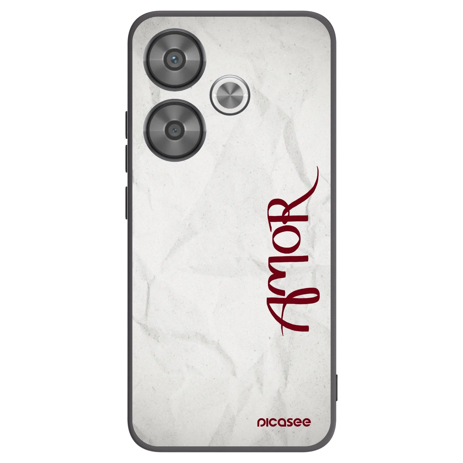 Picasee husă neagră din silicon pentru Xiaomi Poco F6 - Amor