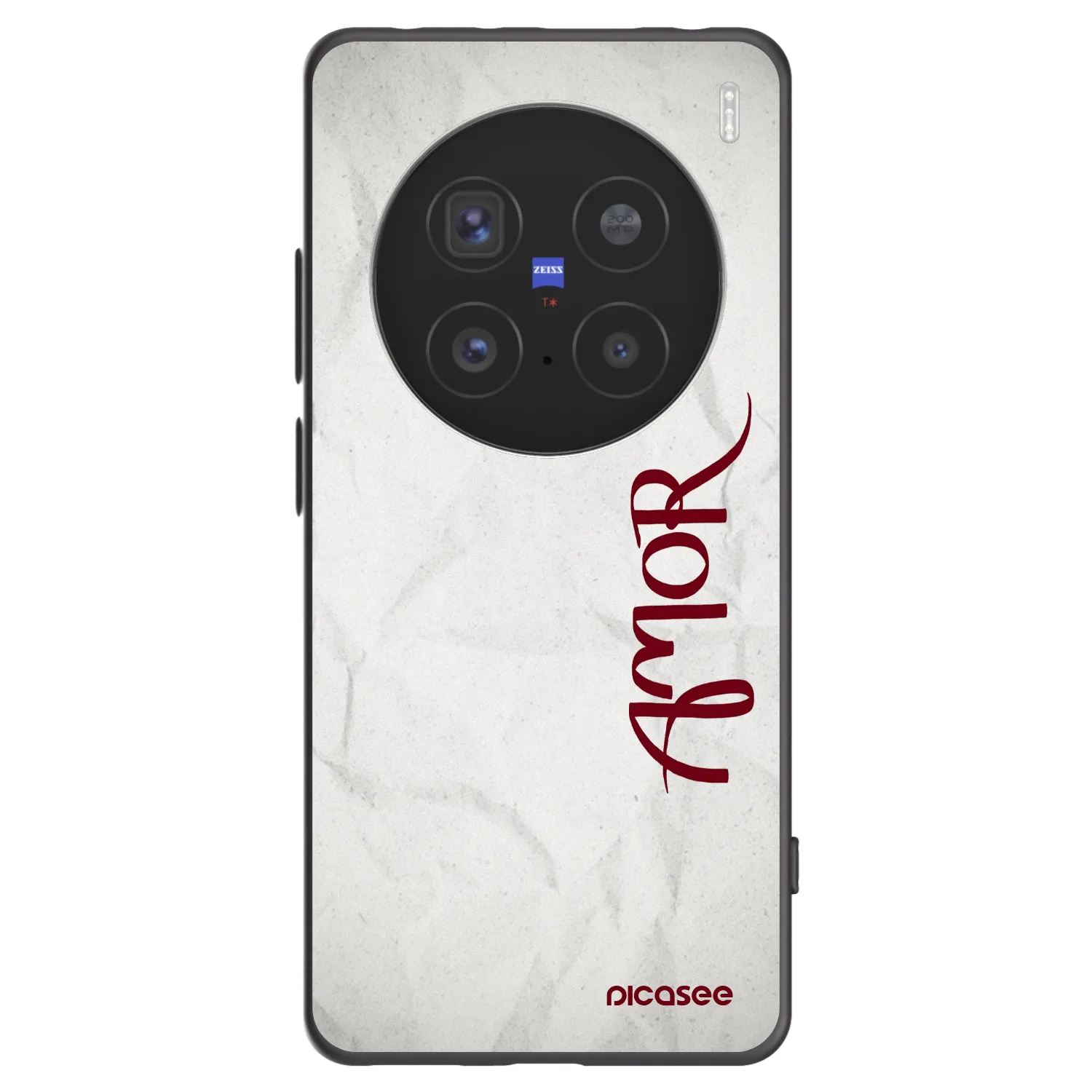 Picasee husă neagră din silicon pentru Vivo X200 Pro - Amor