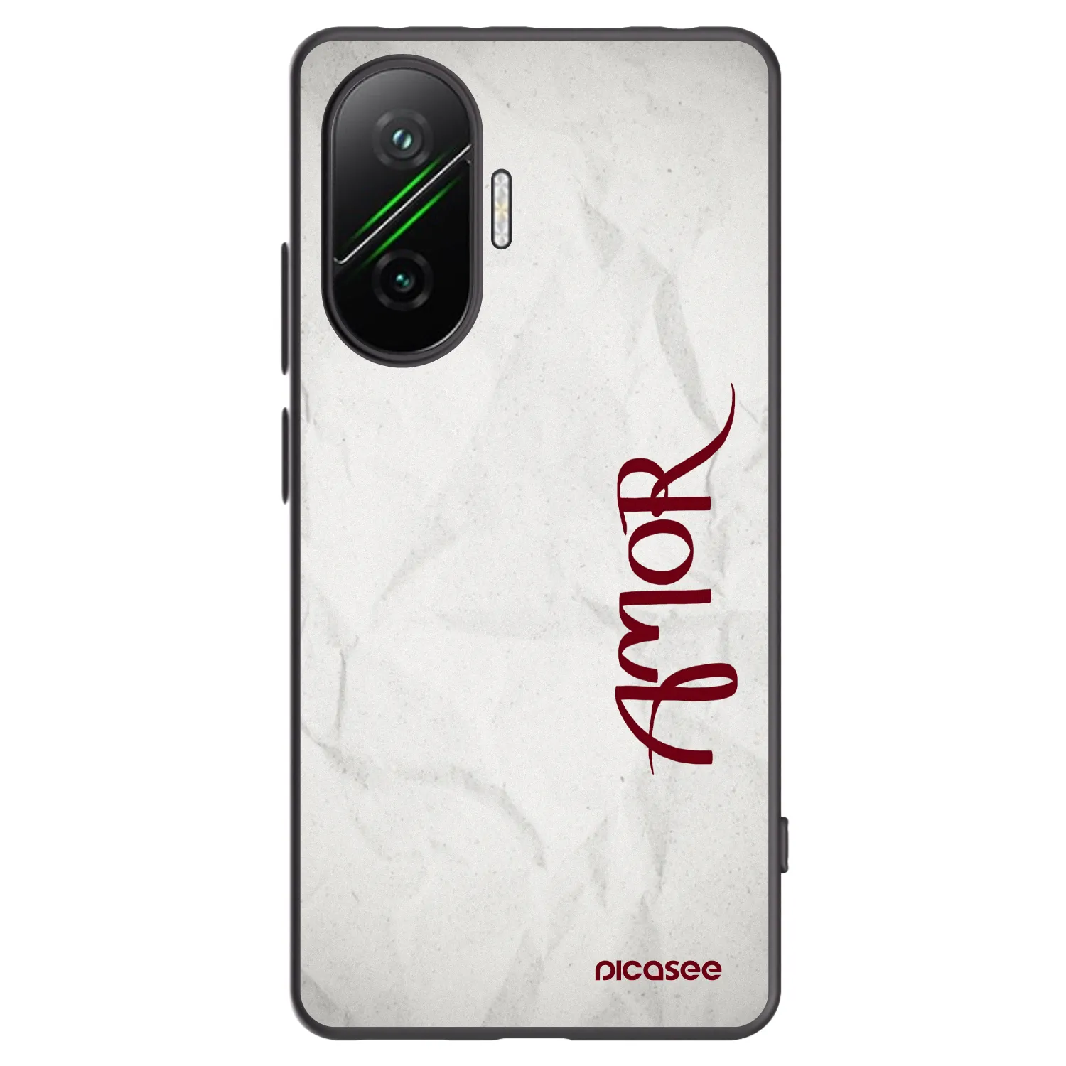 Picasee husă neagră din silicon pentru Xiaomi Poco F7 Pro 5G - Amor