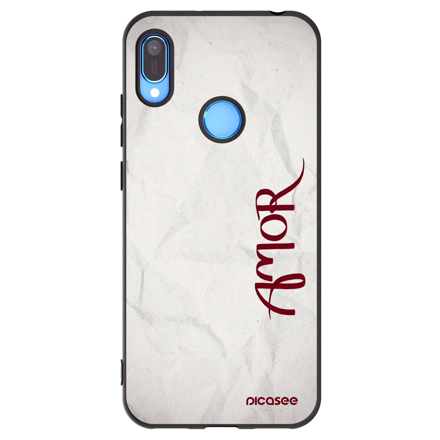 Picasee husă neagră din silicon pentru Huawei Y6 2019 - Amor